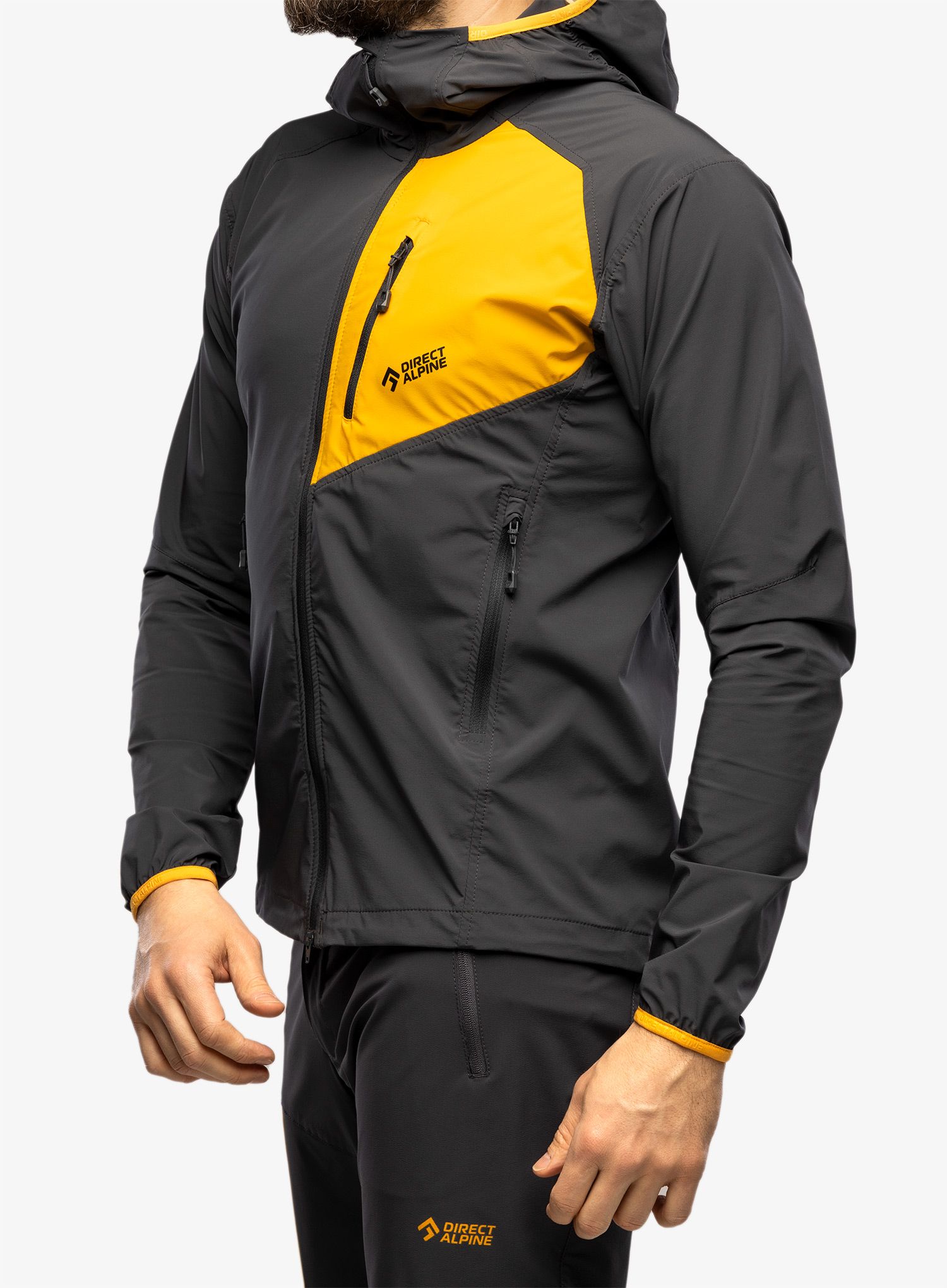 Vetrovka Direct Alpine Dru Light - anthracite/mango