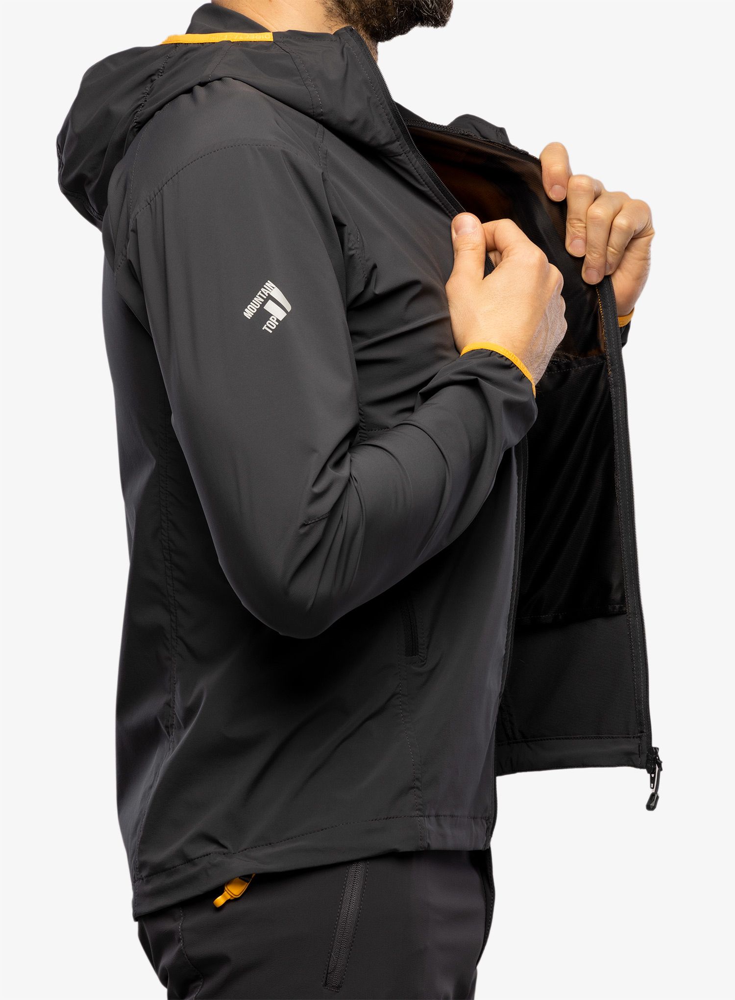 Vetrovka Direct Alpine Dru Light - anthracite/mango