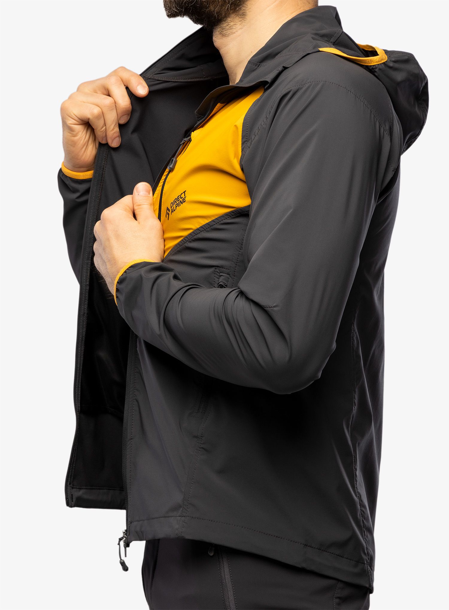 Vetrovka Direct Alpine Dru Light - anthracite/mango