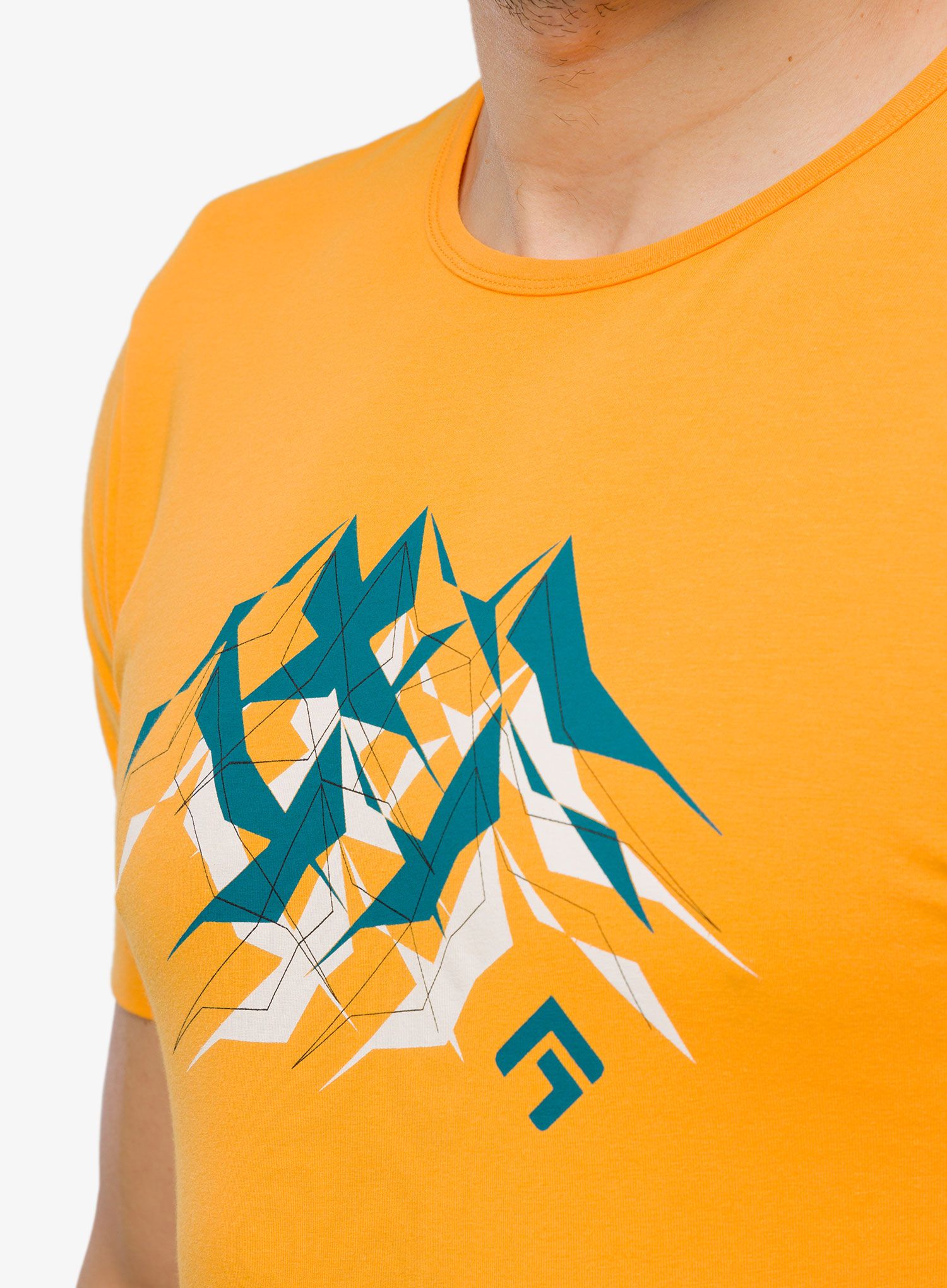 Bombažna majica Direct Alpine Flash - mango/mountains