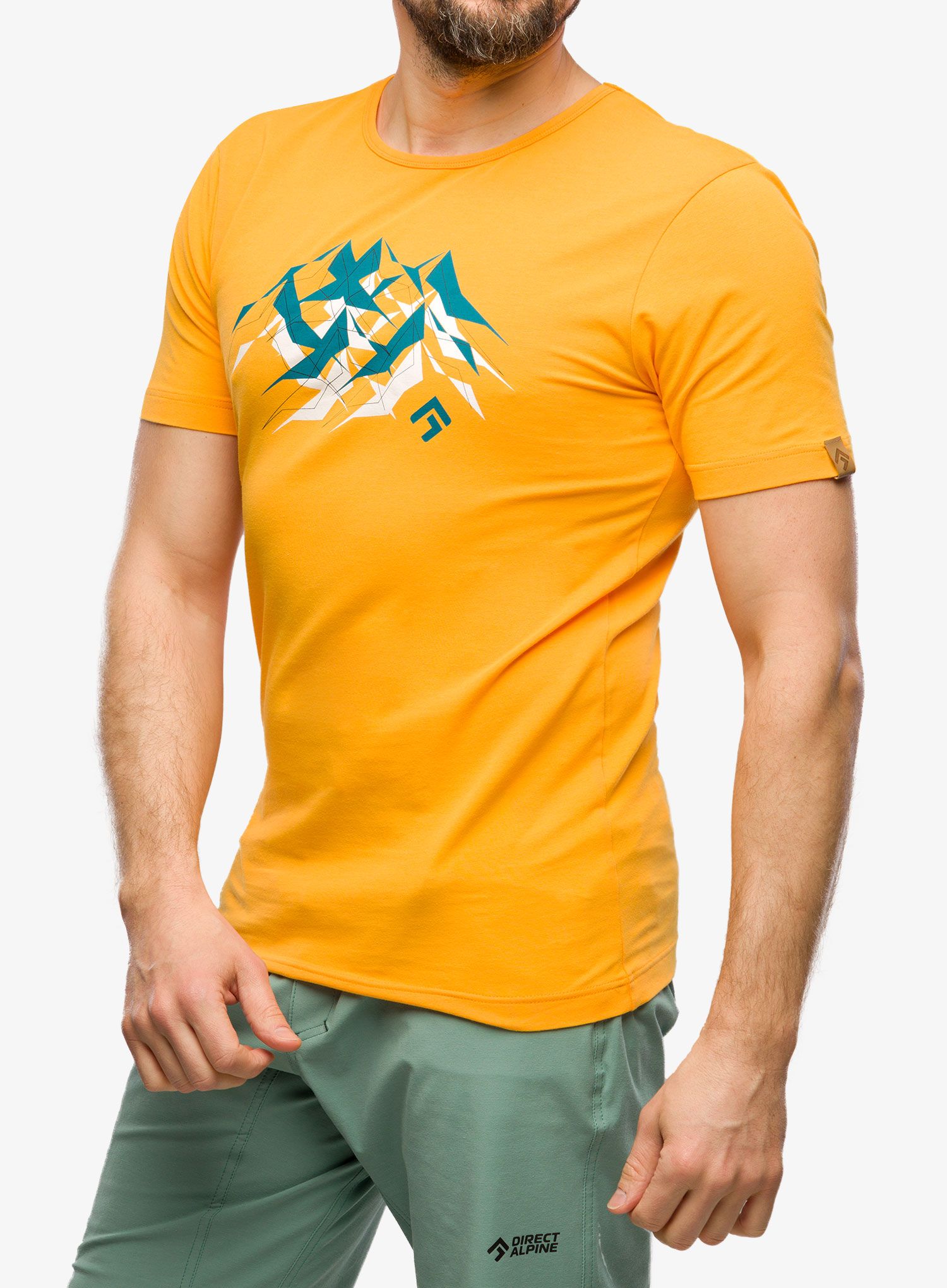Bombažna majica Direct Alpine Flash - mango/mountains