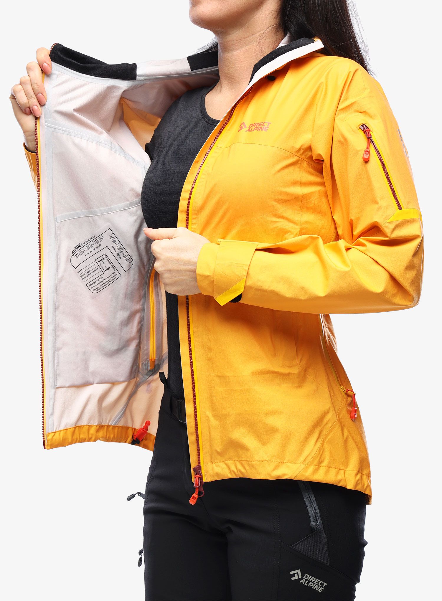 Ženska hardshell jakna Direct Alpine Guide Lady - mango