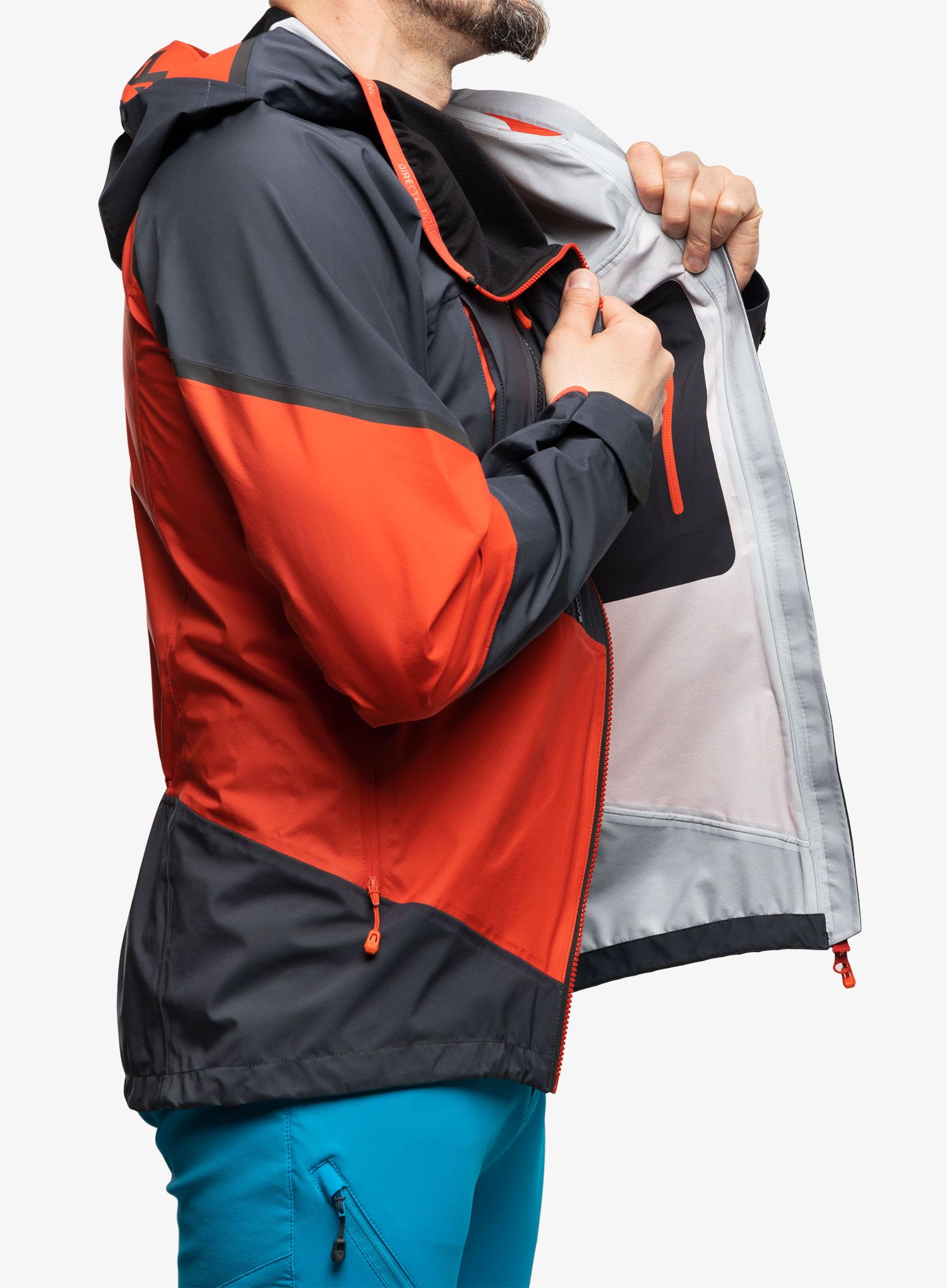 Nepremočljiva jakna Direct Alpine Guide  - brick/anthracite