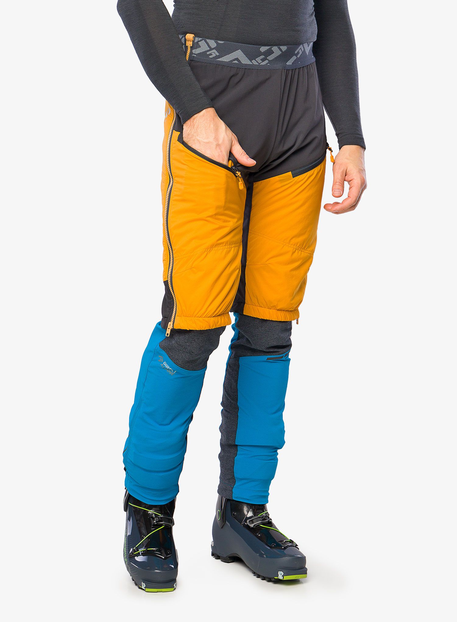 Podložene kratke hlače Direct Alpine Logan Alpha - mango/anthracite