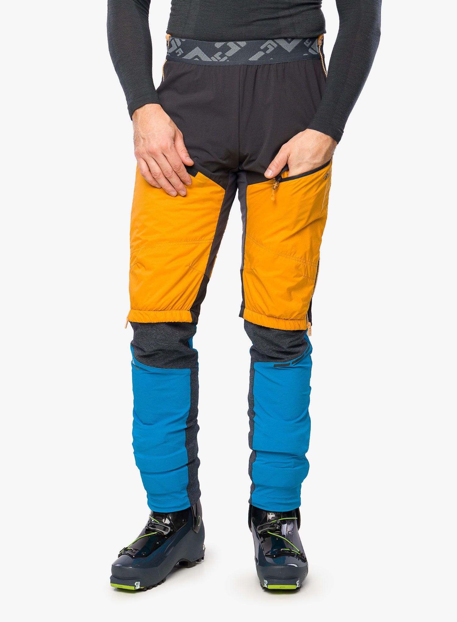 Podložene kratke hlače Direct Alpine Logan Alpha - mango/anthracite