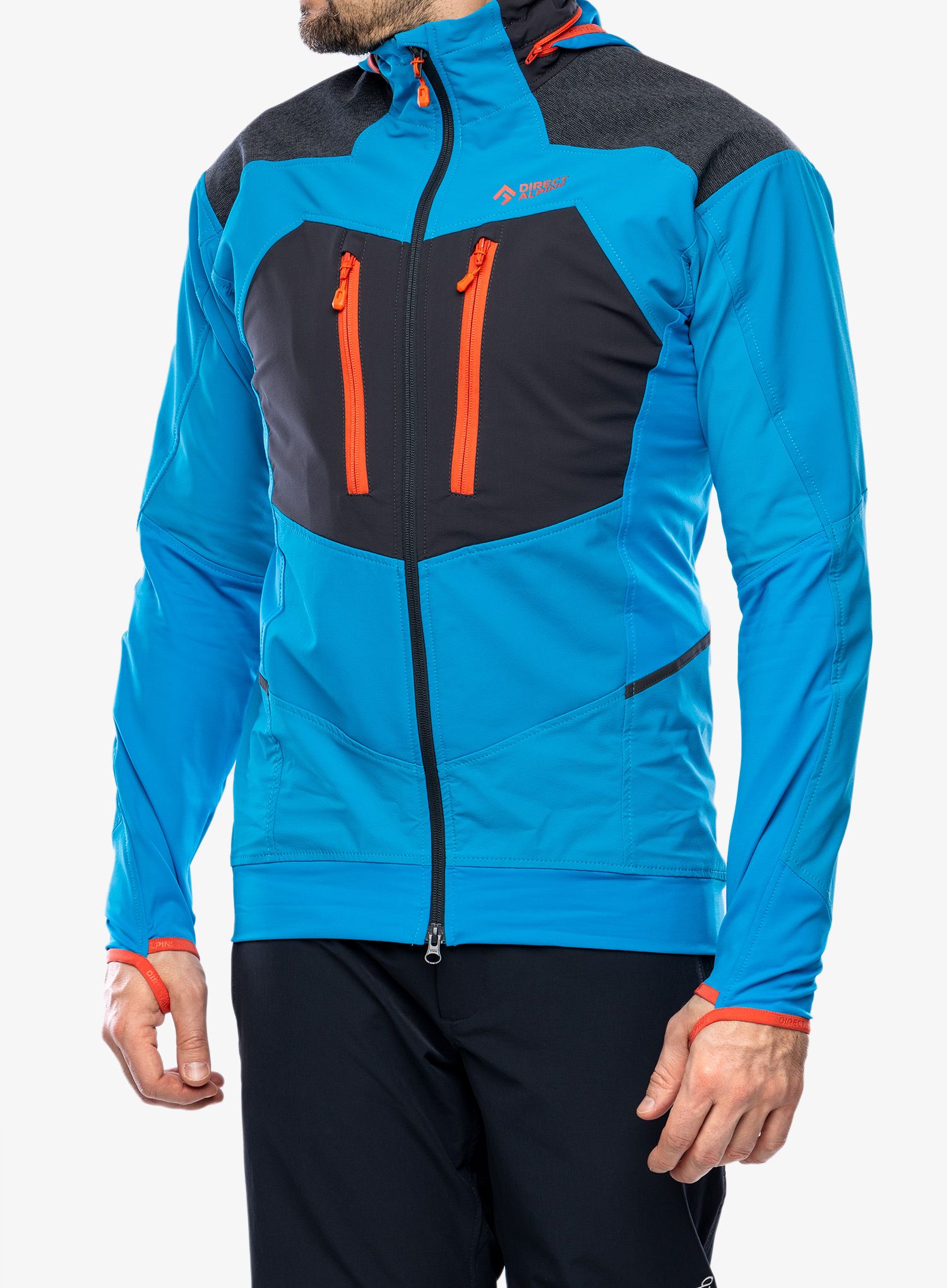 Softshell jakna Direct Alpine Mistral - ocean/anthracite