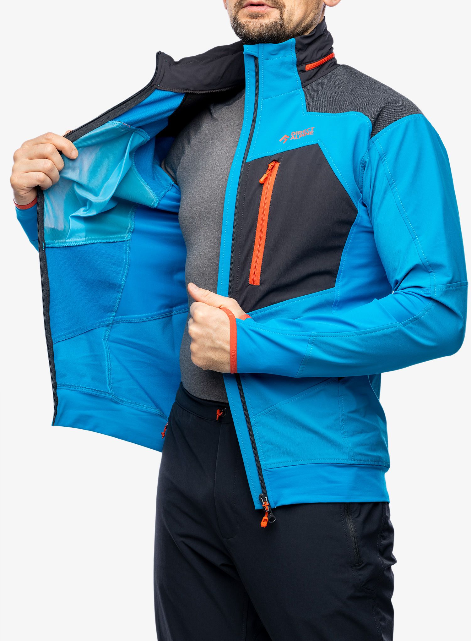 Softshell jakna Direct Alpine Mistral - ocean/anthracite