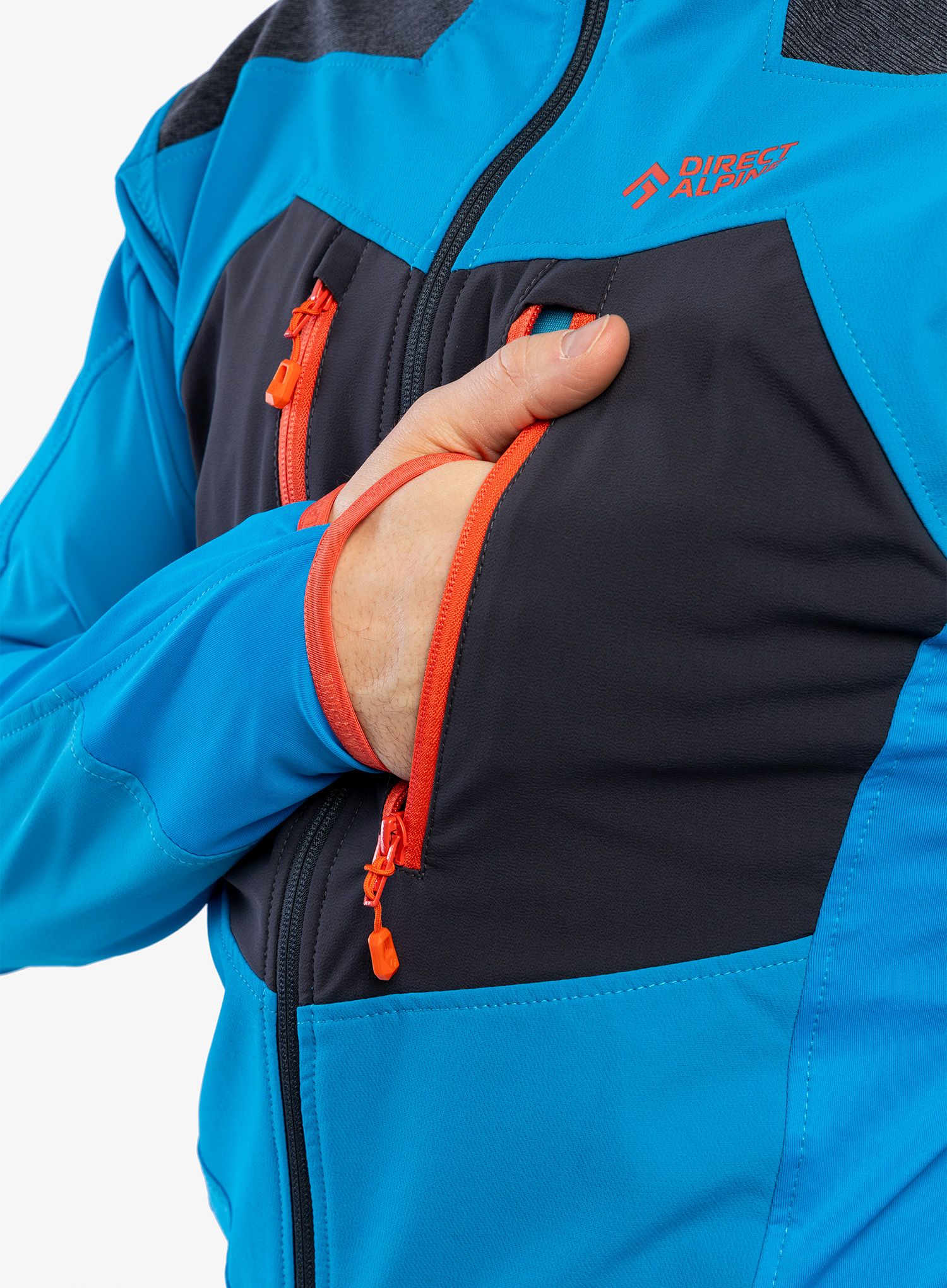 Softshell jakna Direct Alpine Mistral - ocean/anthracite