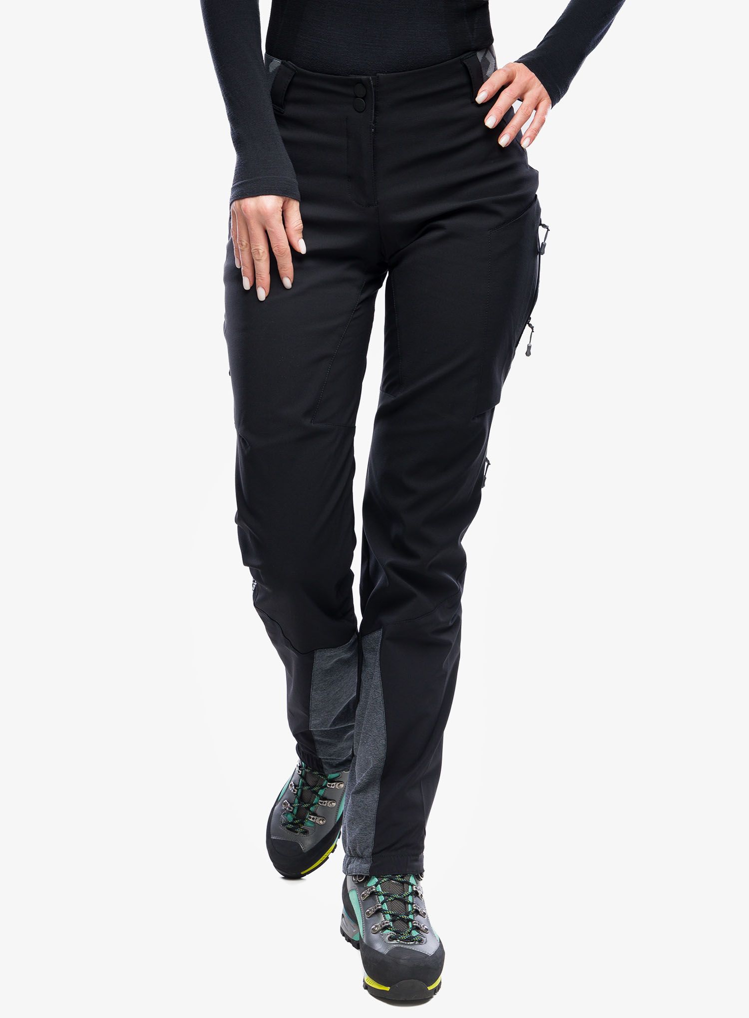 Ženske softshell hlače Direct Alpine Rebel Lady - black