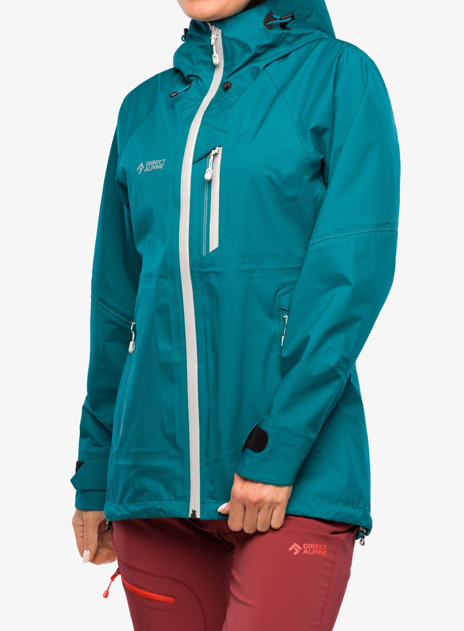 Ženska hardshell jakna Direct Alpine Talung Lady - emerald