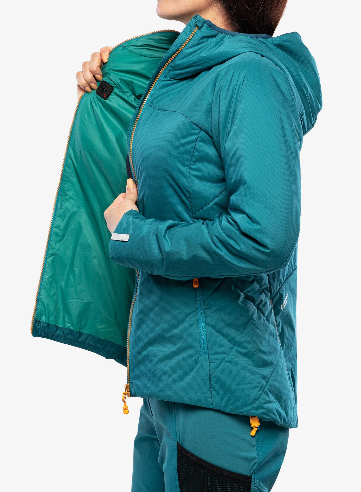 Ženska jakna Direct Alpine Uniq Lady - emerald/mango