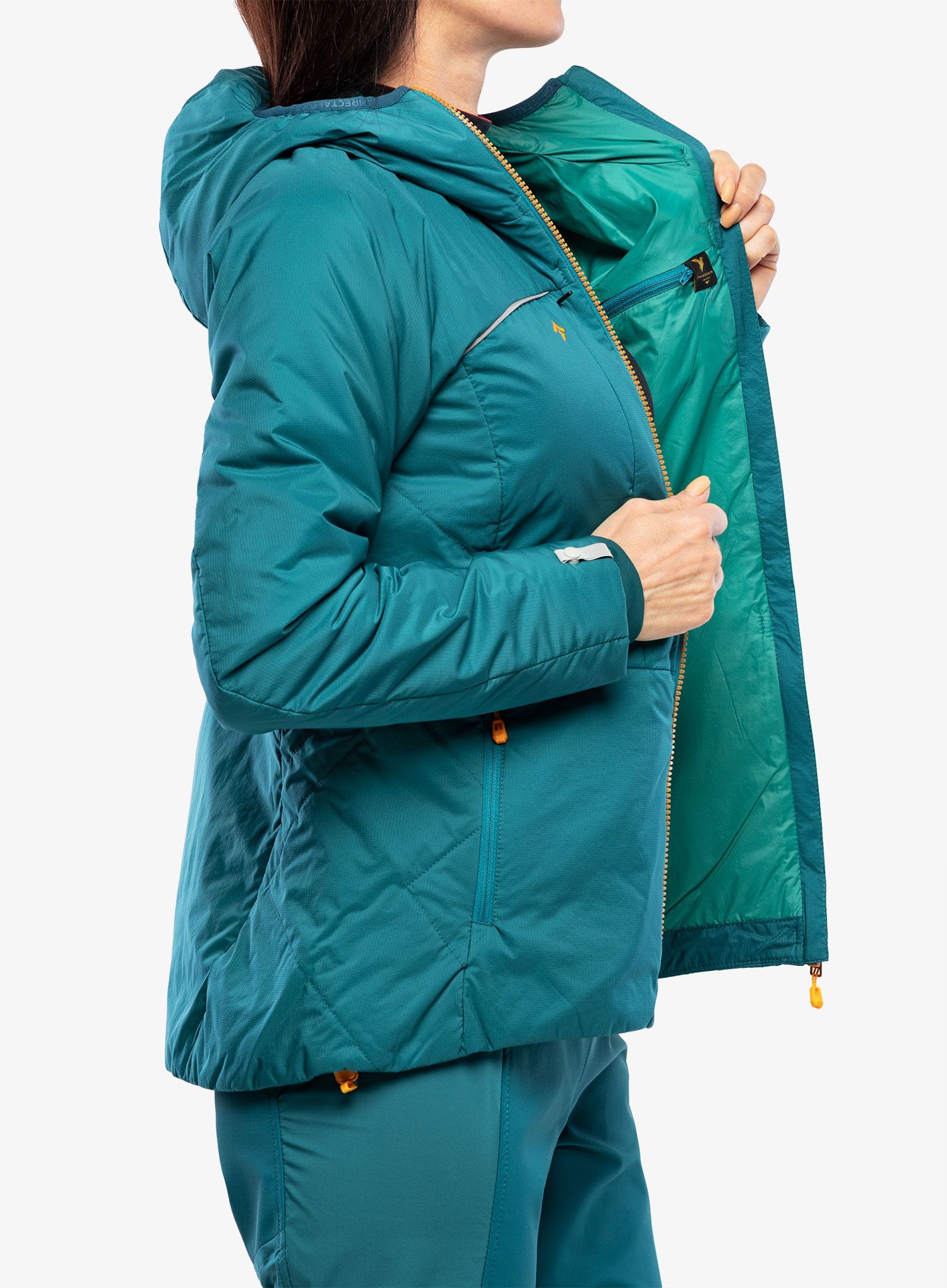 Ženska jakna Direct Alpine Uniq Lady - emerald/mango