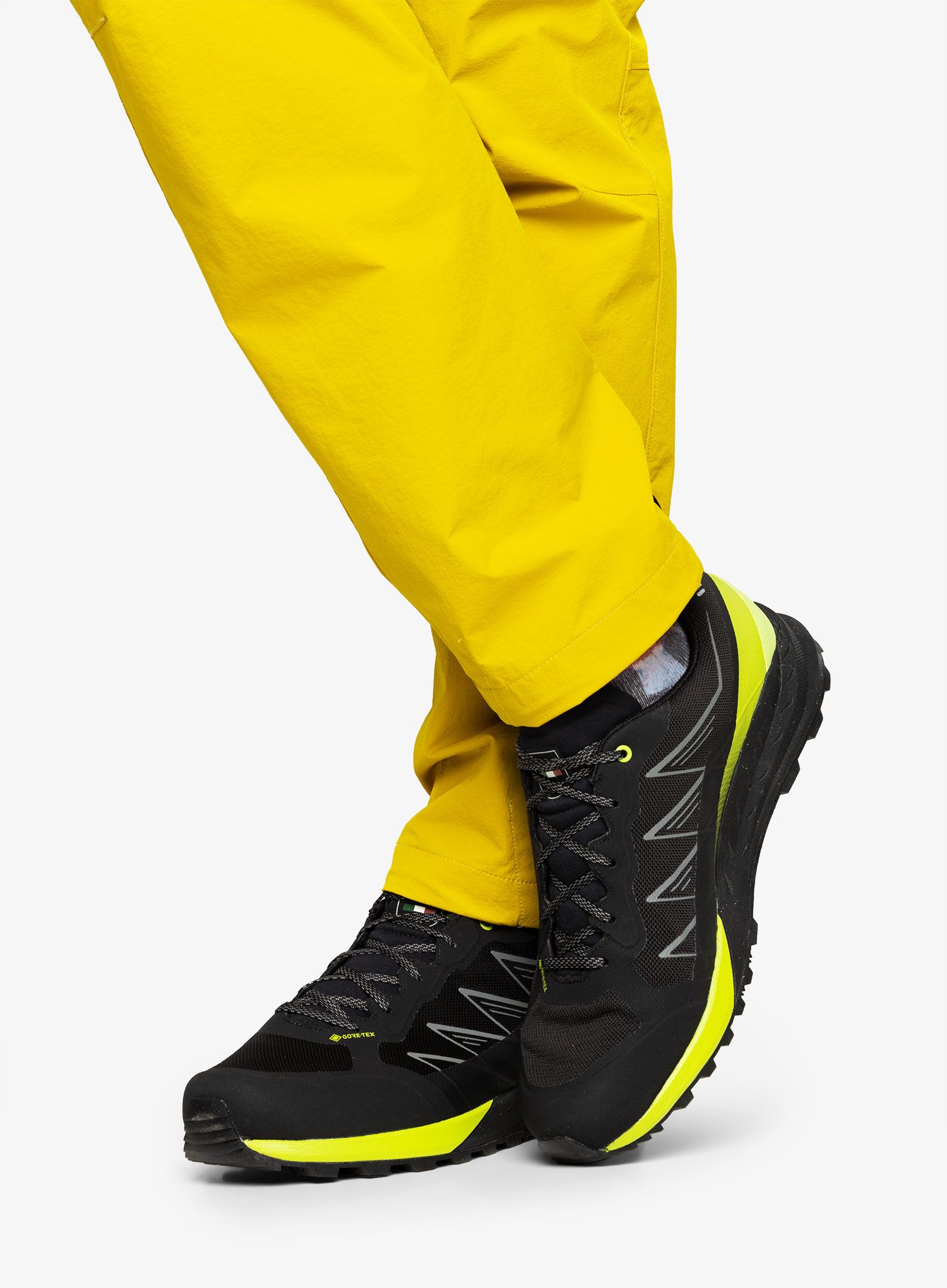 Treking čevlji Dolomite Croda Nera Tech GTX - black/lime green