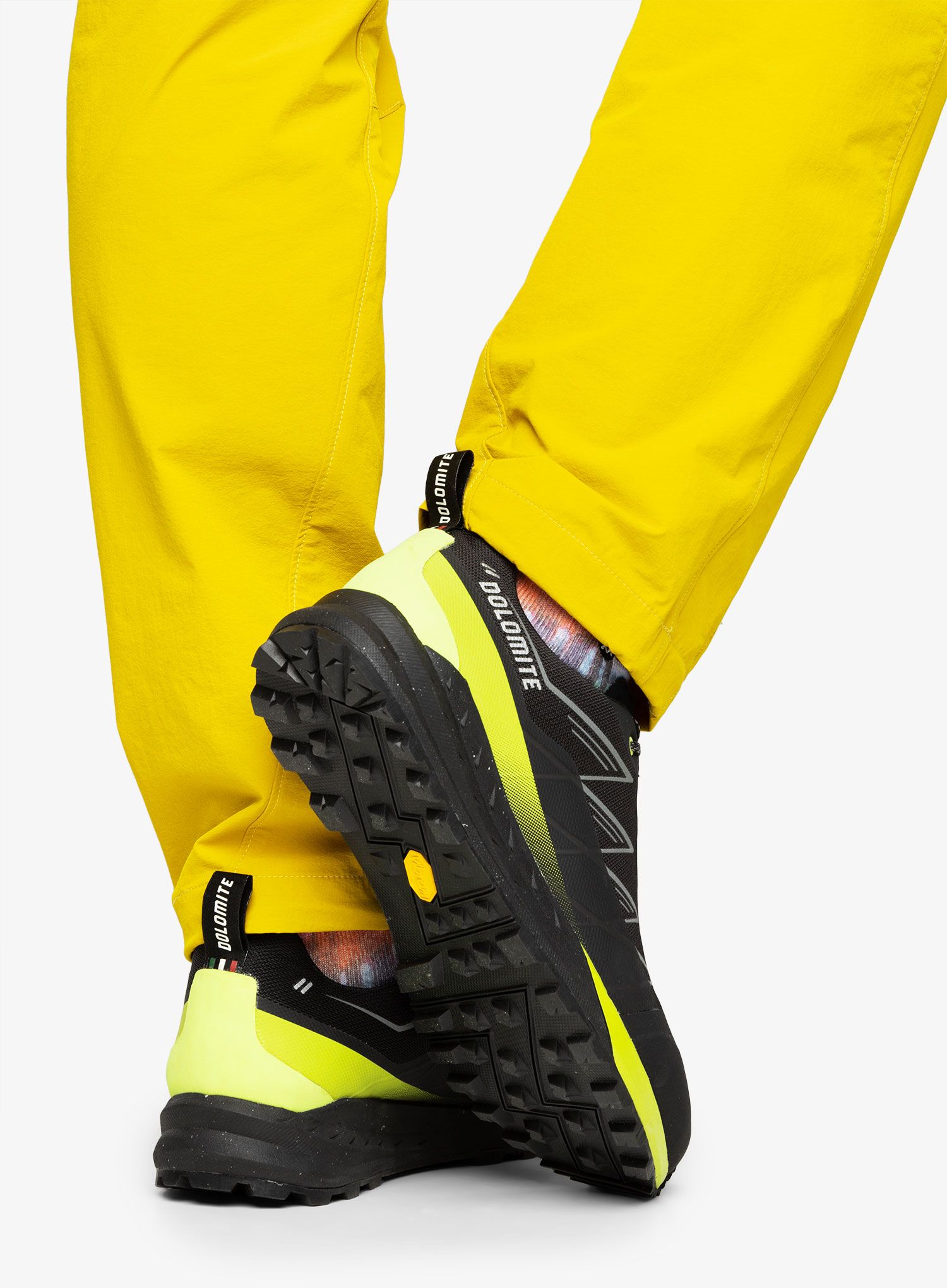 Treking čevlji Dolomite Croda Nera Tech GTX - black/lime green