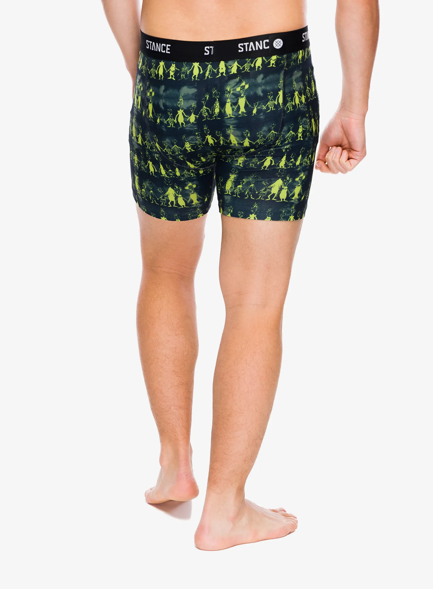 Boksarice Down In Whoville Boxer Brief - black