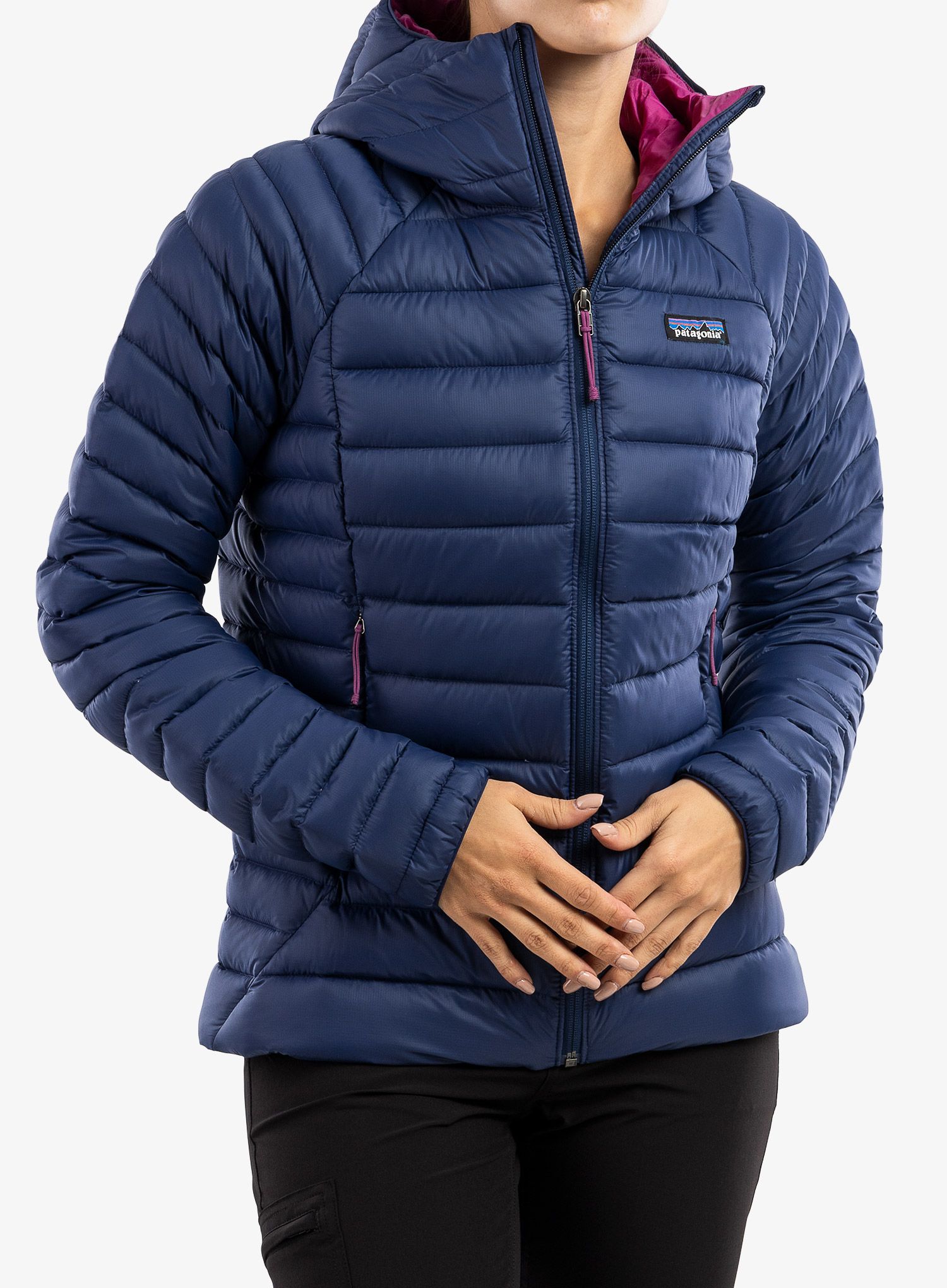 Ženska jakna Patagonia Down Sweater Hoody - sound blue