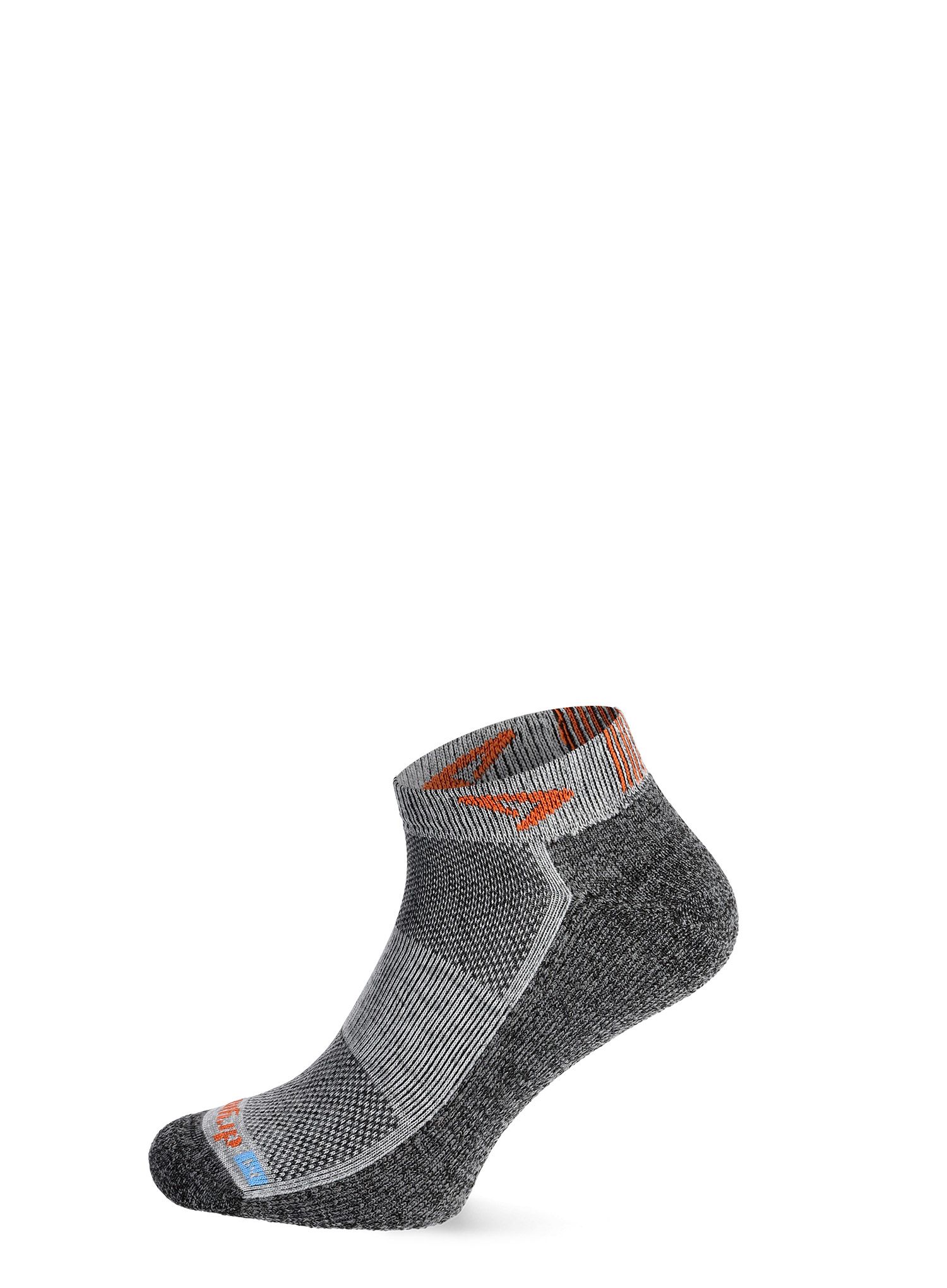 Tekaške nogavice Drymax Extra Protection Running Mini Crew - graphite/orange