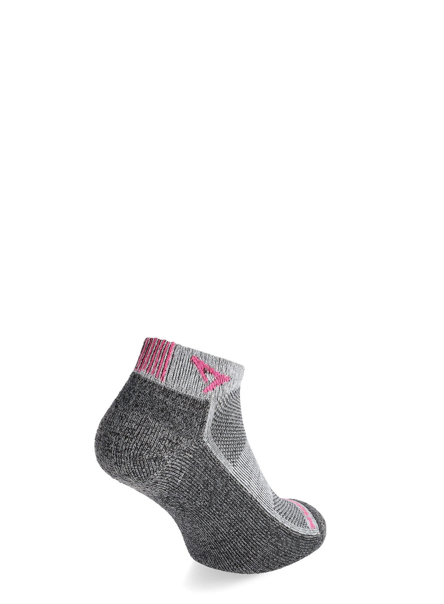 Tekaške nogavice Drymax Extra Protection Running Mini Crew - graphite/pink