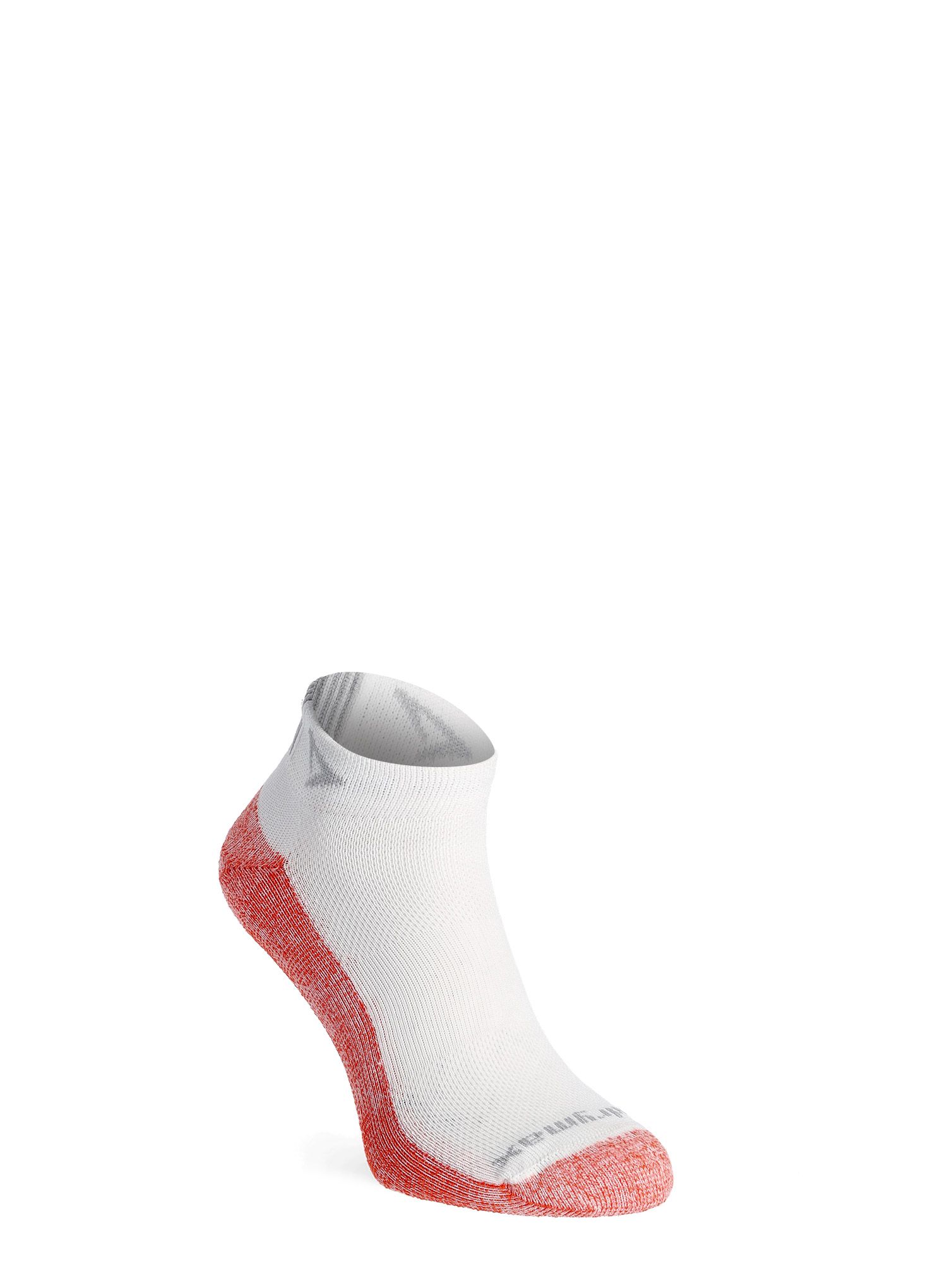 Tekaške nogavice Drymax Maximum Protection Running Mini Crew - white/orange