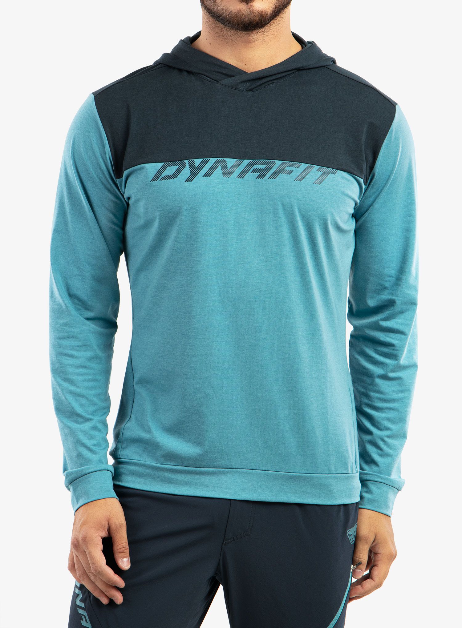 Jopica s kapuco Dynafit 24/7 Drirelease Hoody  - storm blue blueberry