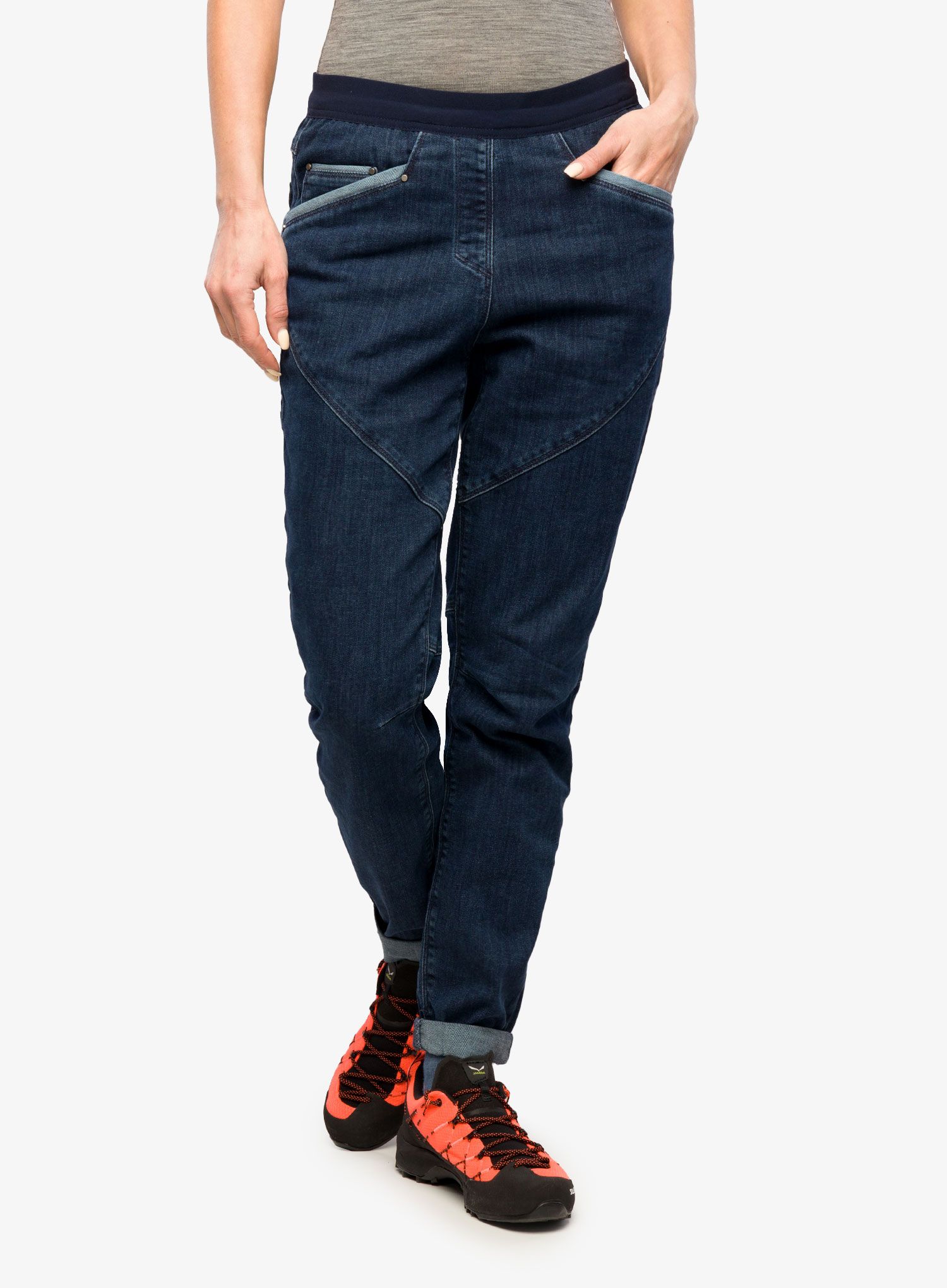 Ženske pohodniške hlače Dynafit 24/7 Jeans  - blueberry marine blue