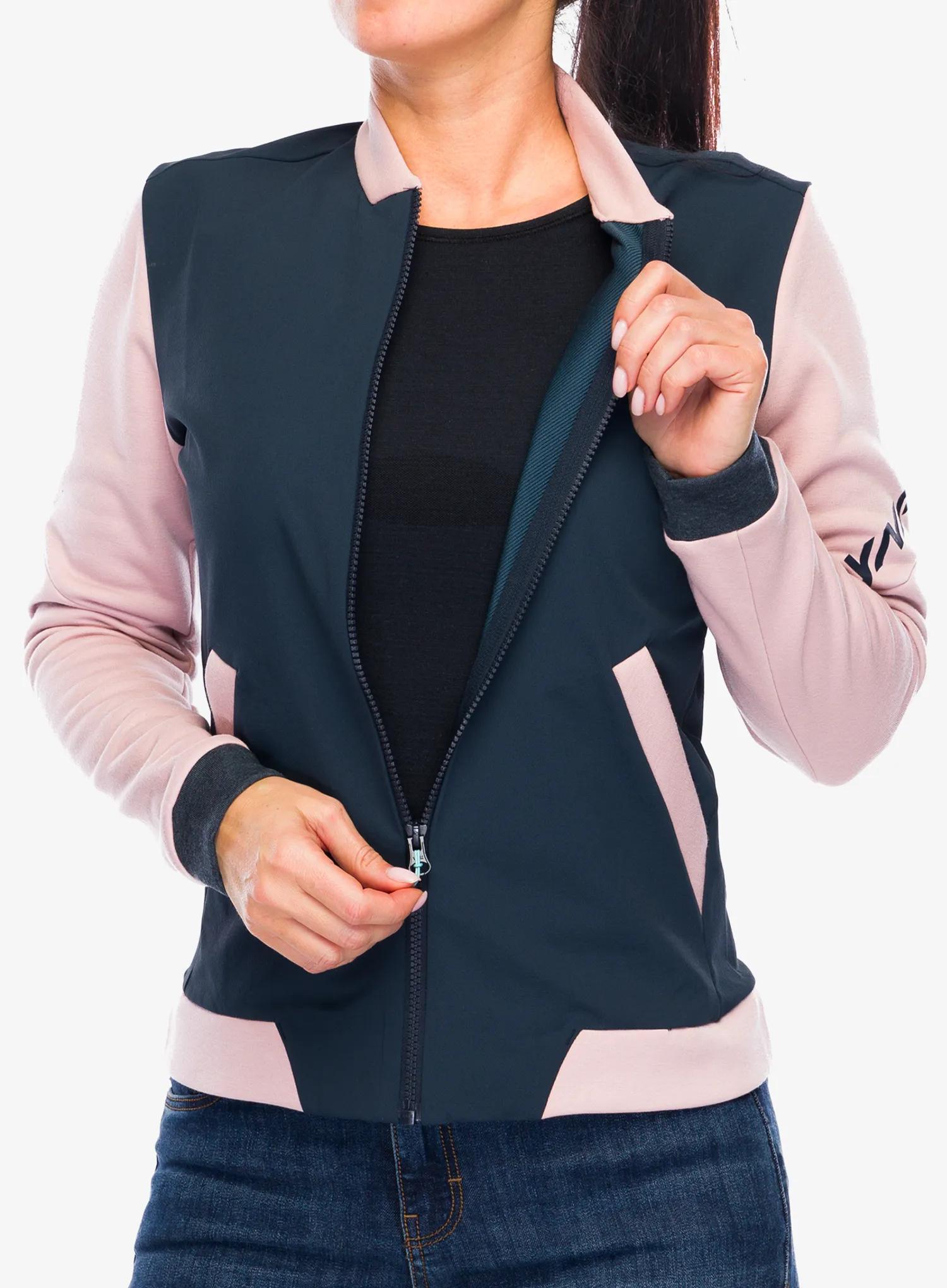 Ženska jakna Dynafit 24/7 PTC Varsity Jacket - pale rose