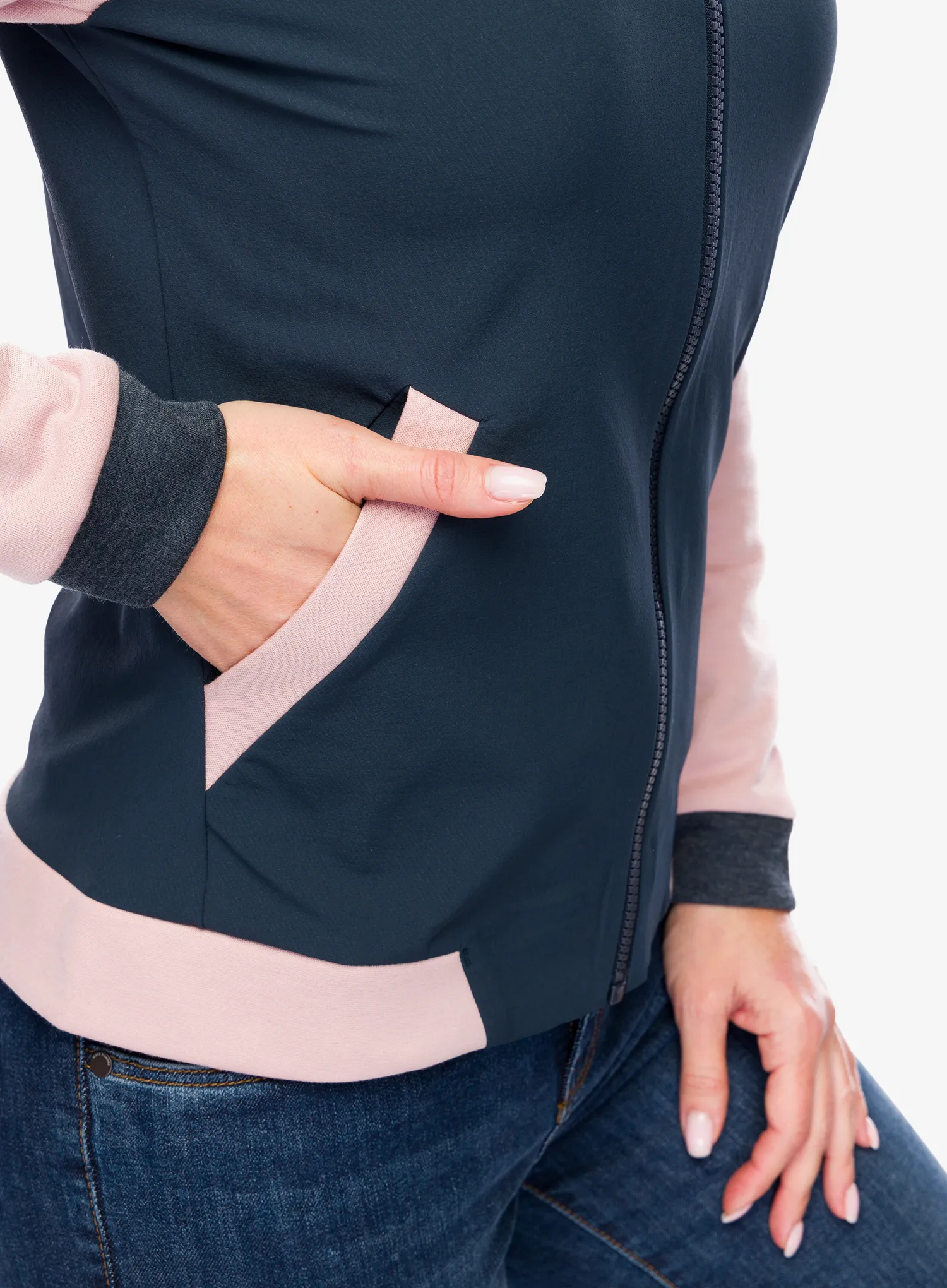 Ženska jakna Dynafit 24/7 PTC Varsity Jacket - pale rose