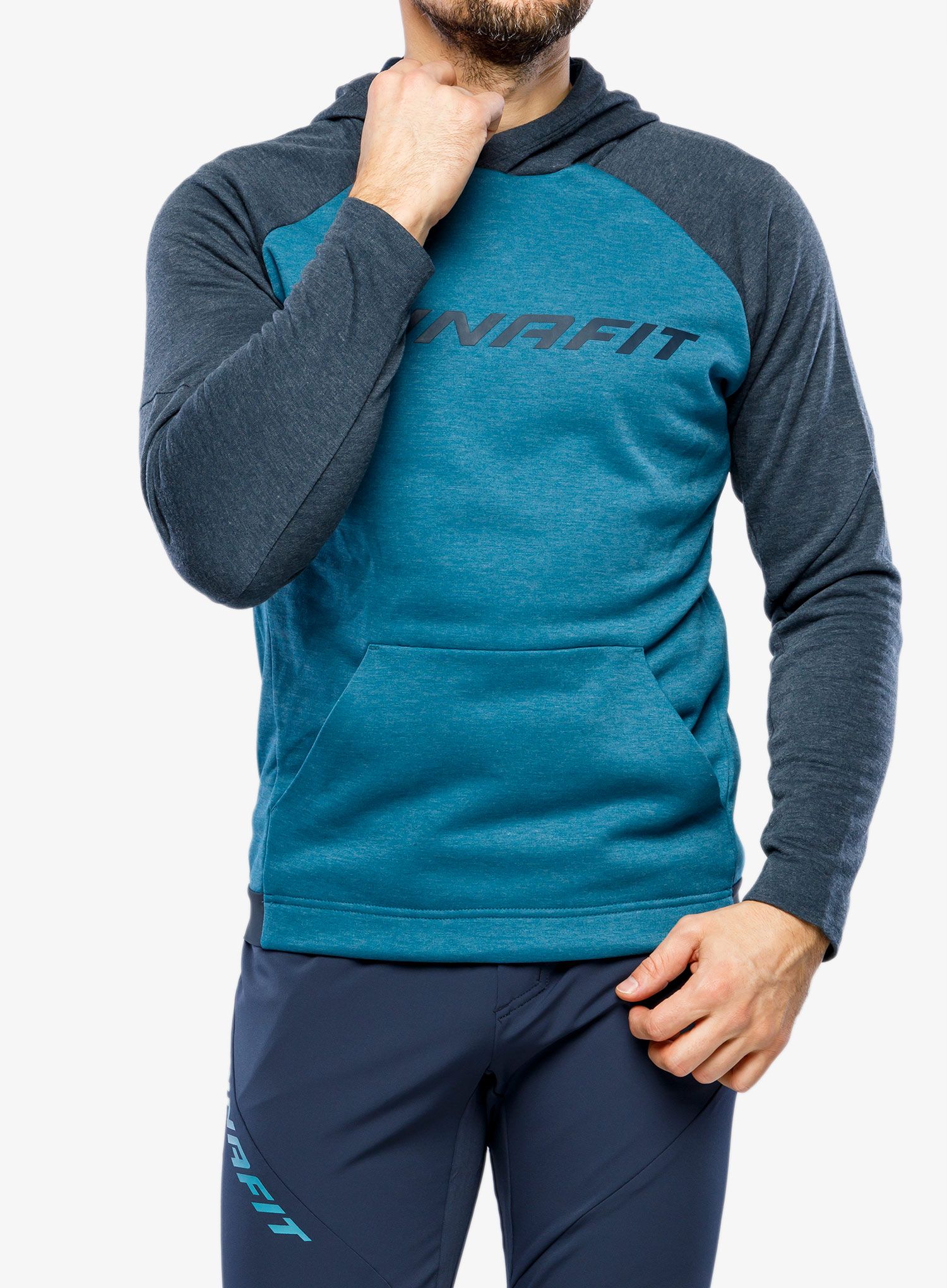 Jopica s kapuco Dynafit 24/7 Polartec Hoody - mallard blue
