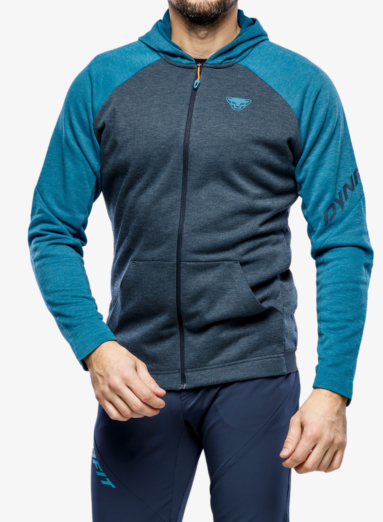 Flis Dynafit 24/7 Polartec Zip Hoody - mallard blue