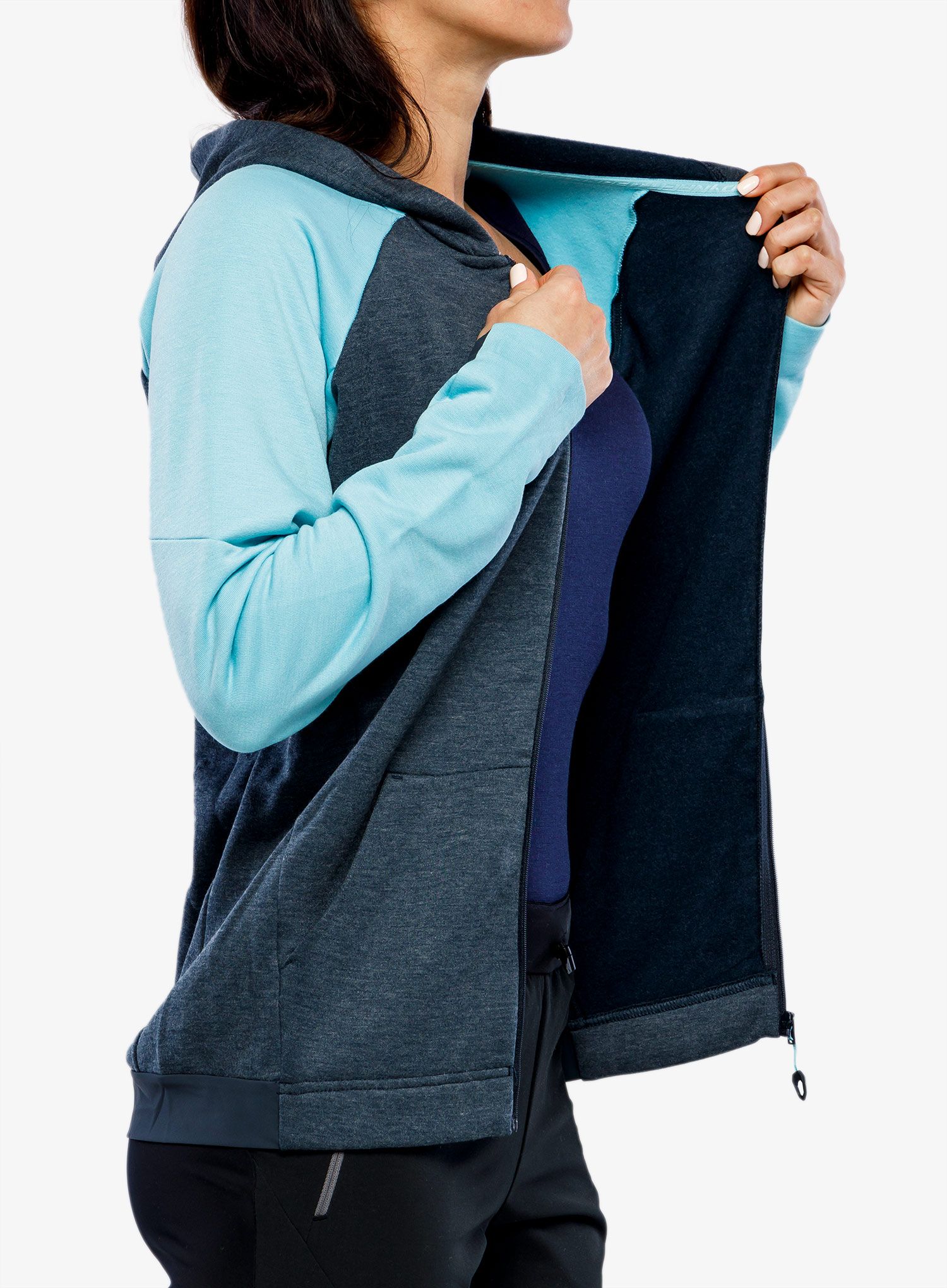 Ženska jopica Dynafit 24/7 Polartec Zip Hoody - marine blue