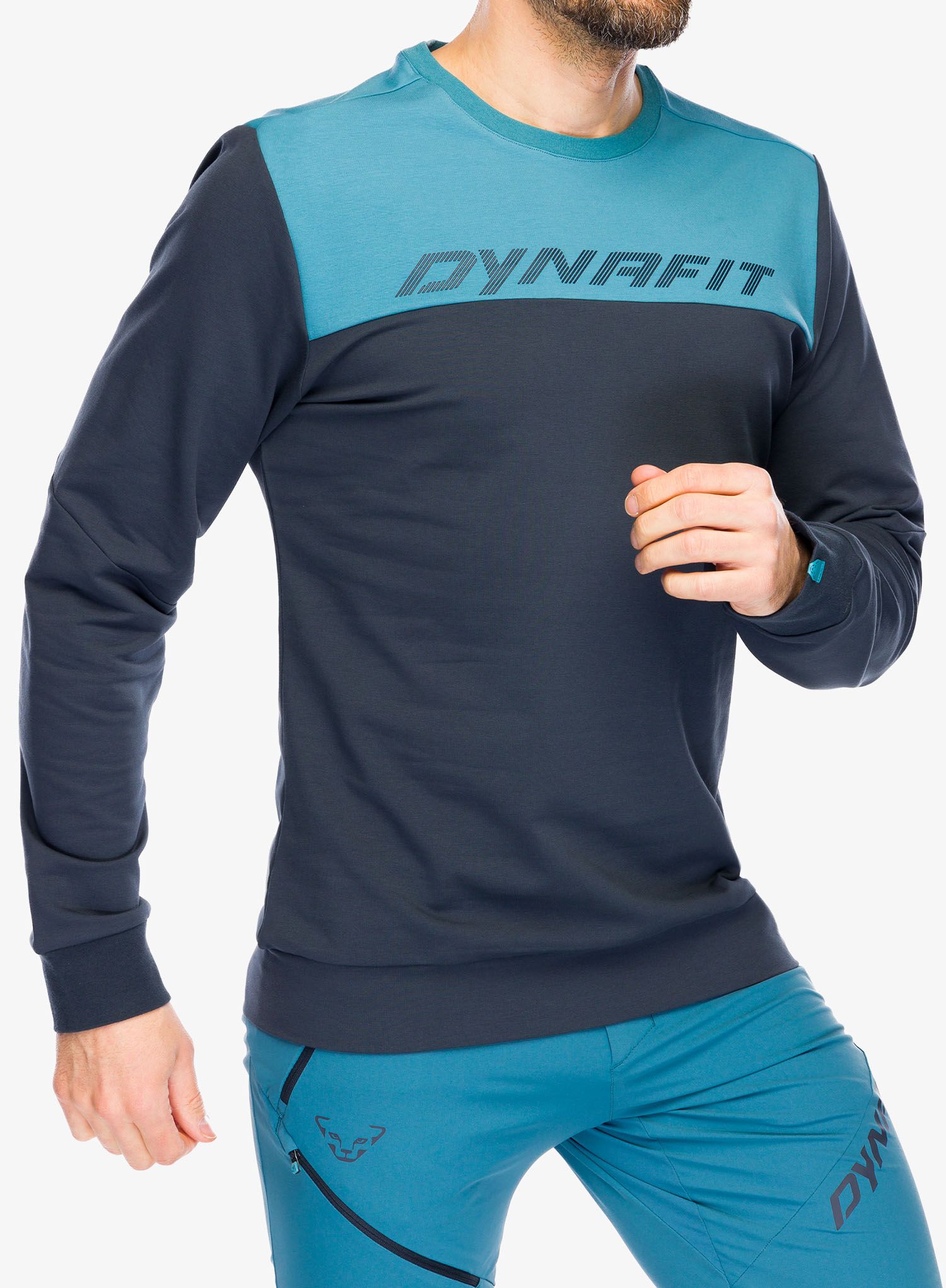 Puloverji brez kapuce Dynafit 24/7 Pullover  - blueberry storm blue