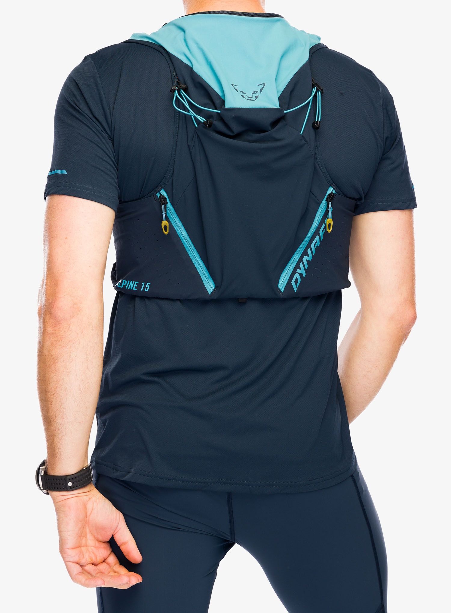 Tekaški brezrokavnik Dynafit Alpine 15 Vest - storm blue/blueberry