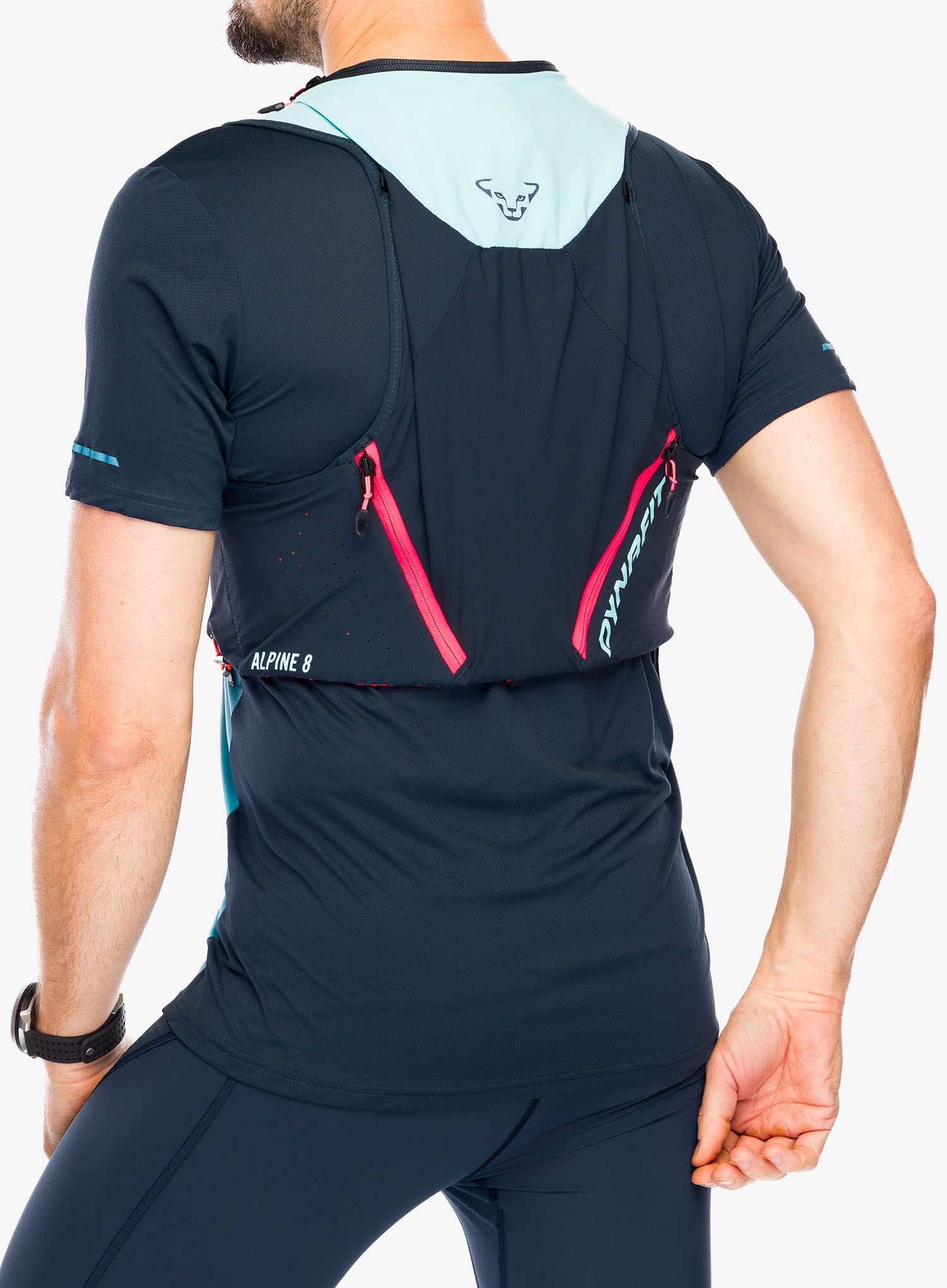 Tekaški brezrokavnik Dynafit Alpine 8 Vest - marine blue/blueberry