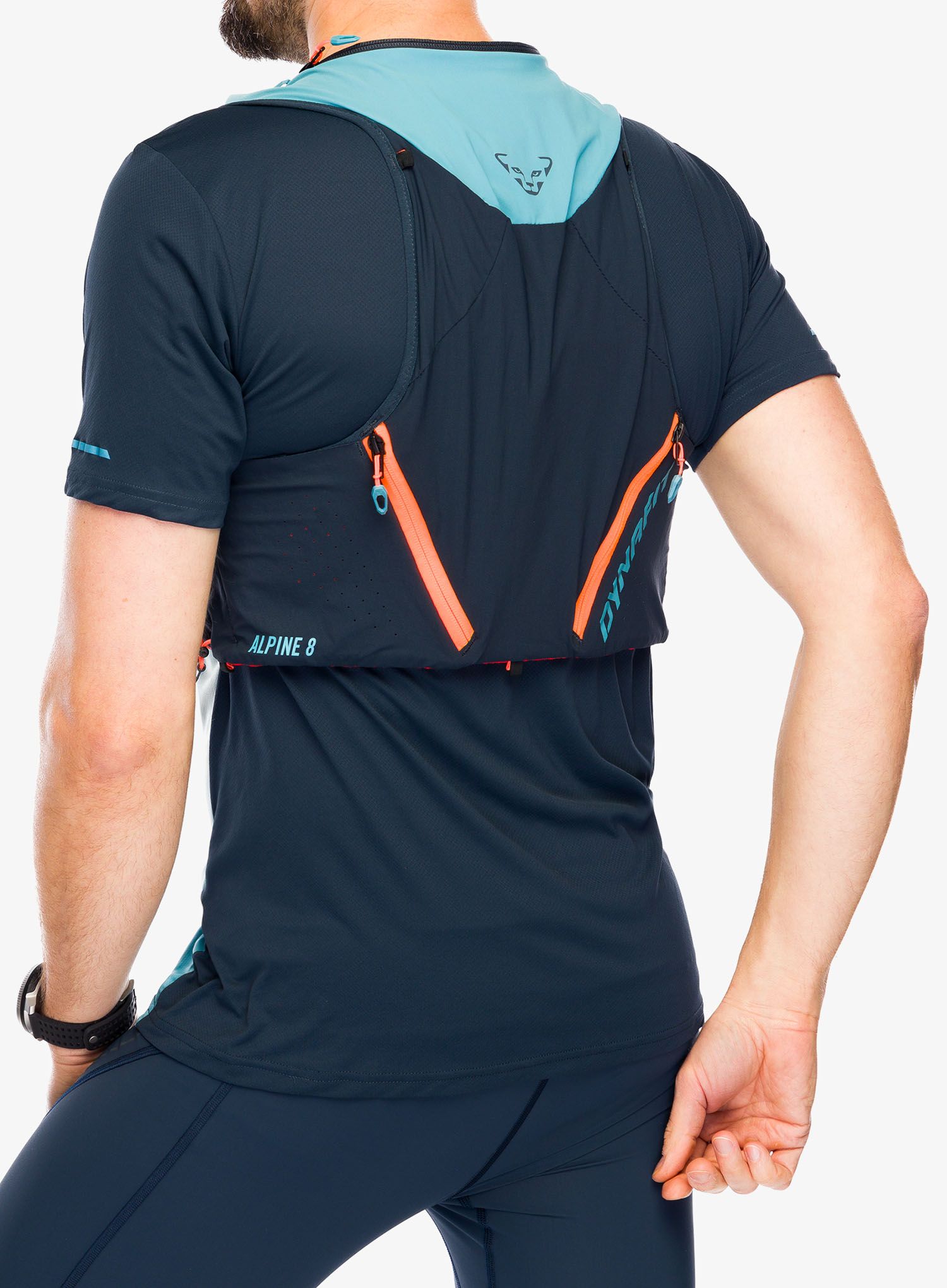 Tekaški brezrokavnik Dynafit Alpine 8 Vest - storm blue/blueberry
