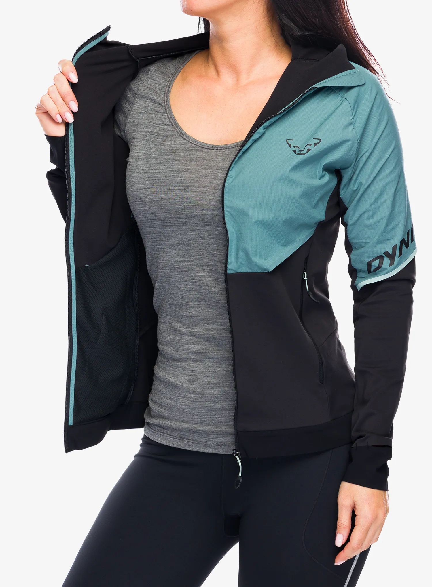 Ženska hibridna jakna Dynafit Alpine Hybrid Jacket - atlantic/atlantic