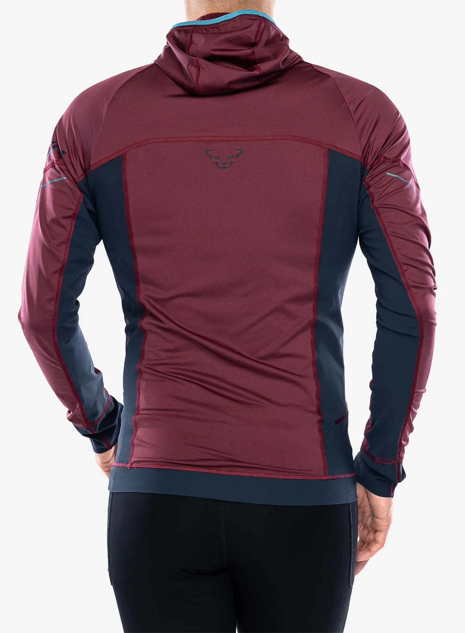 Tekaška jopica Dynafit Alpine L/S Tee - burgundy