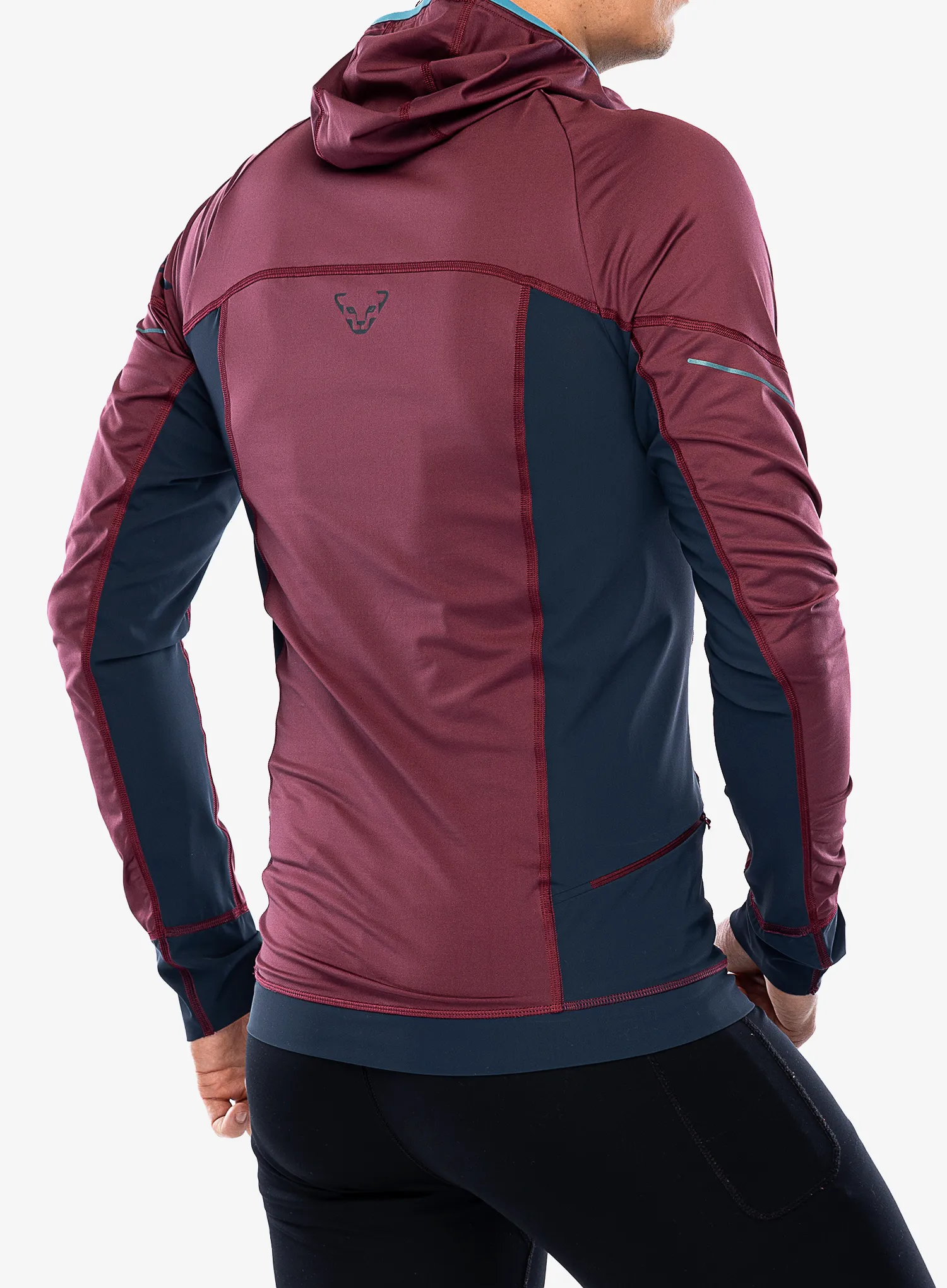 Tekaška jopica Dynafit Alpine L/S Tee - burgundy