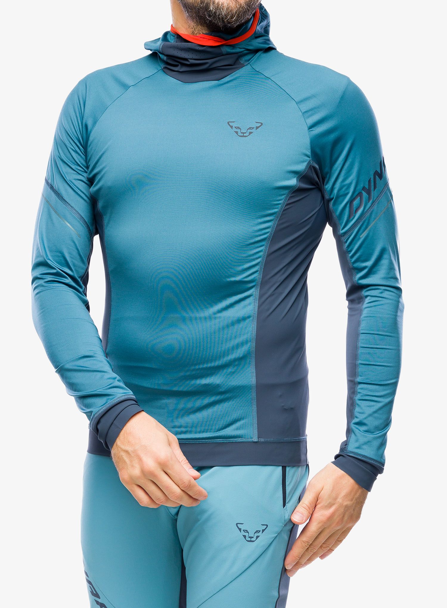 Tekaška jopica Dynafit Alpine L/S Tee - mallard blue