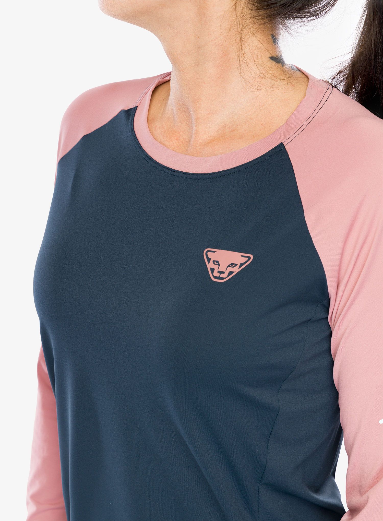 Ženska tekaška jopica Dynafit Alpine Pro L/S Tee - blueberry/mokarosa