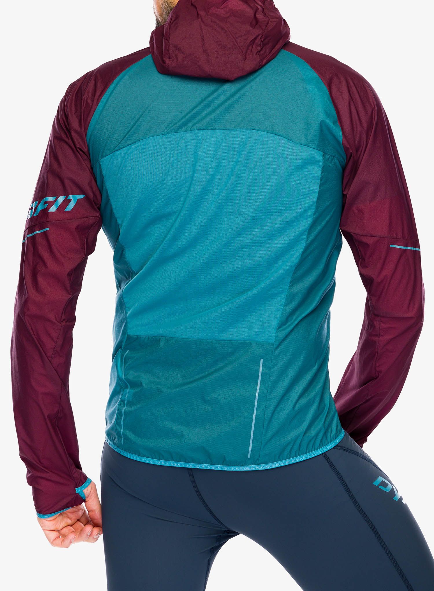 Jakna za tek Dynafit Alpine Wind 2 Jacket - burgundy