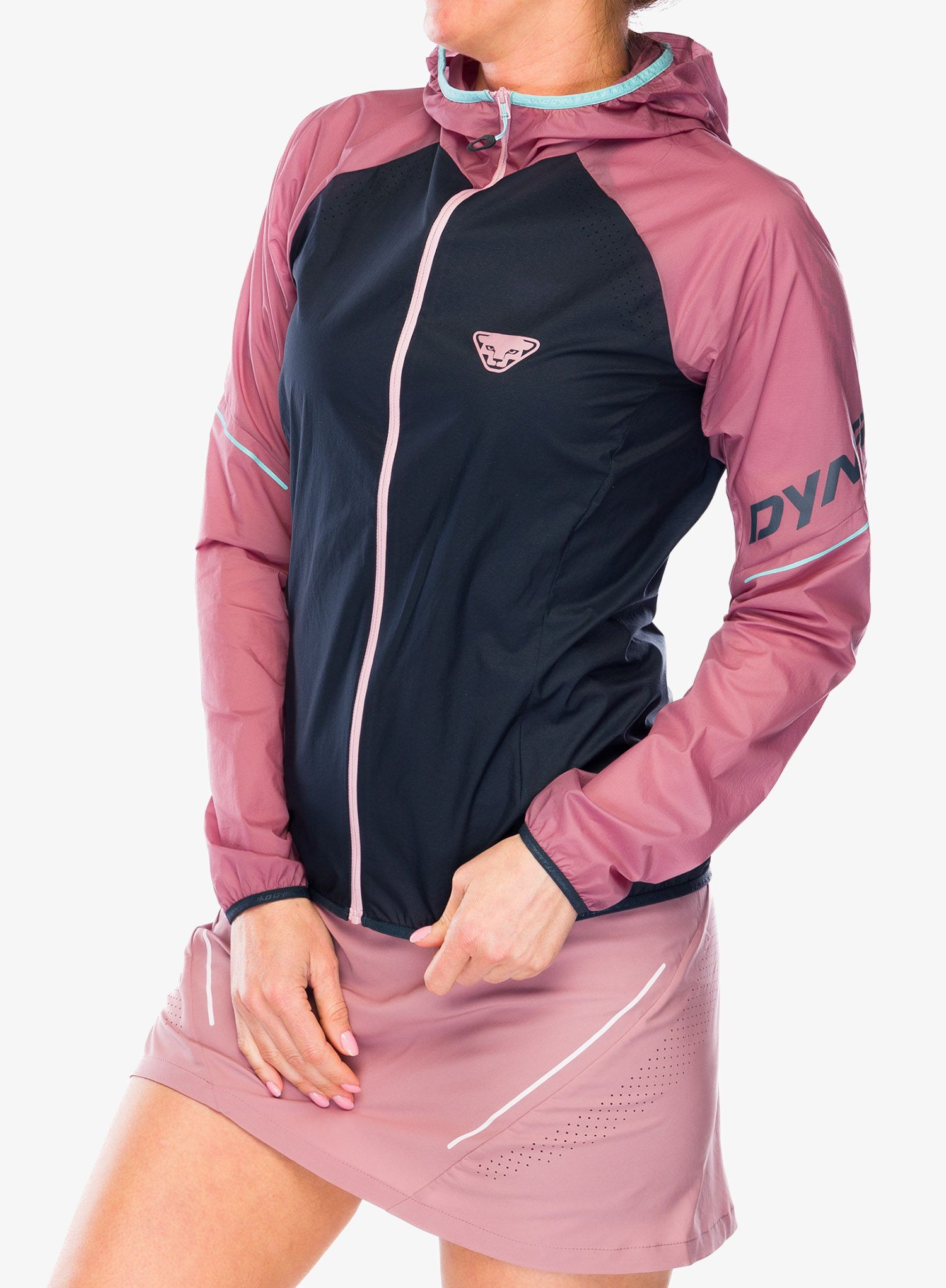Ženska jakna za tek Dynafit Alpine Wind 2 Jacket - mokarosa