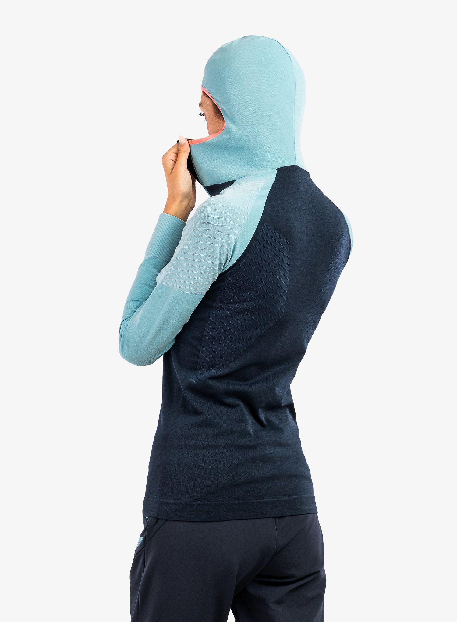 Ženska jopica Dynafit FT Dryarn Warm Hood - marine blue