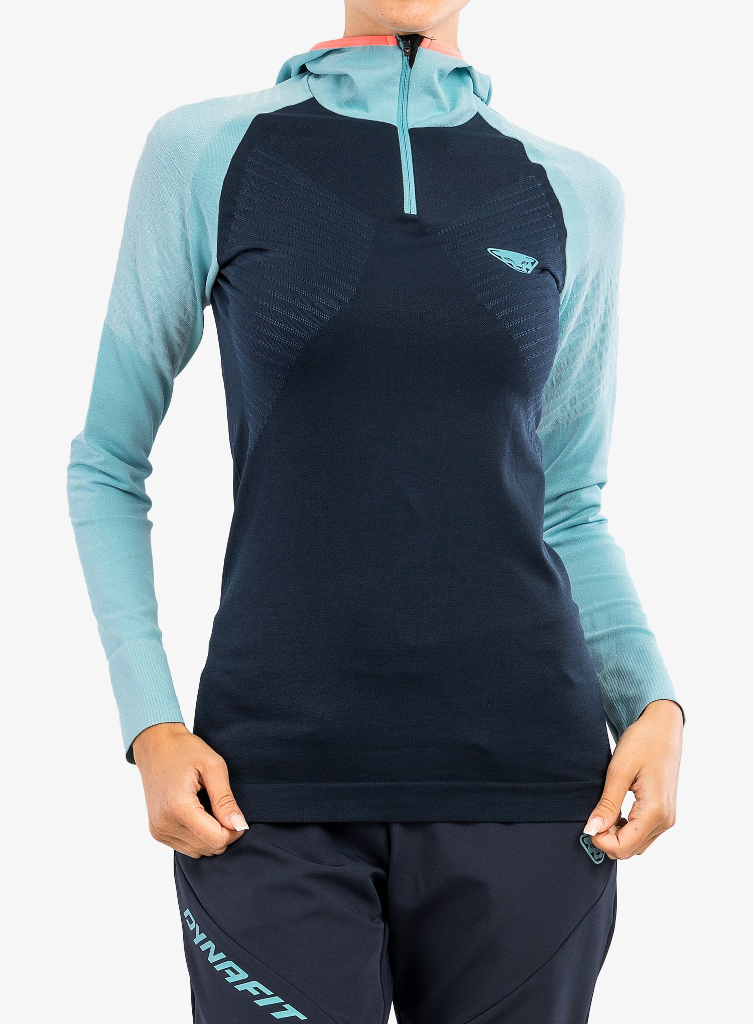 Ženska jopica Dynafit FT Dryarn Warm Hood - marine blue