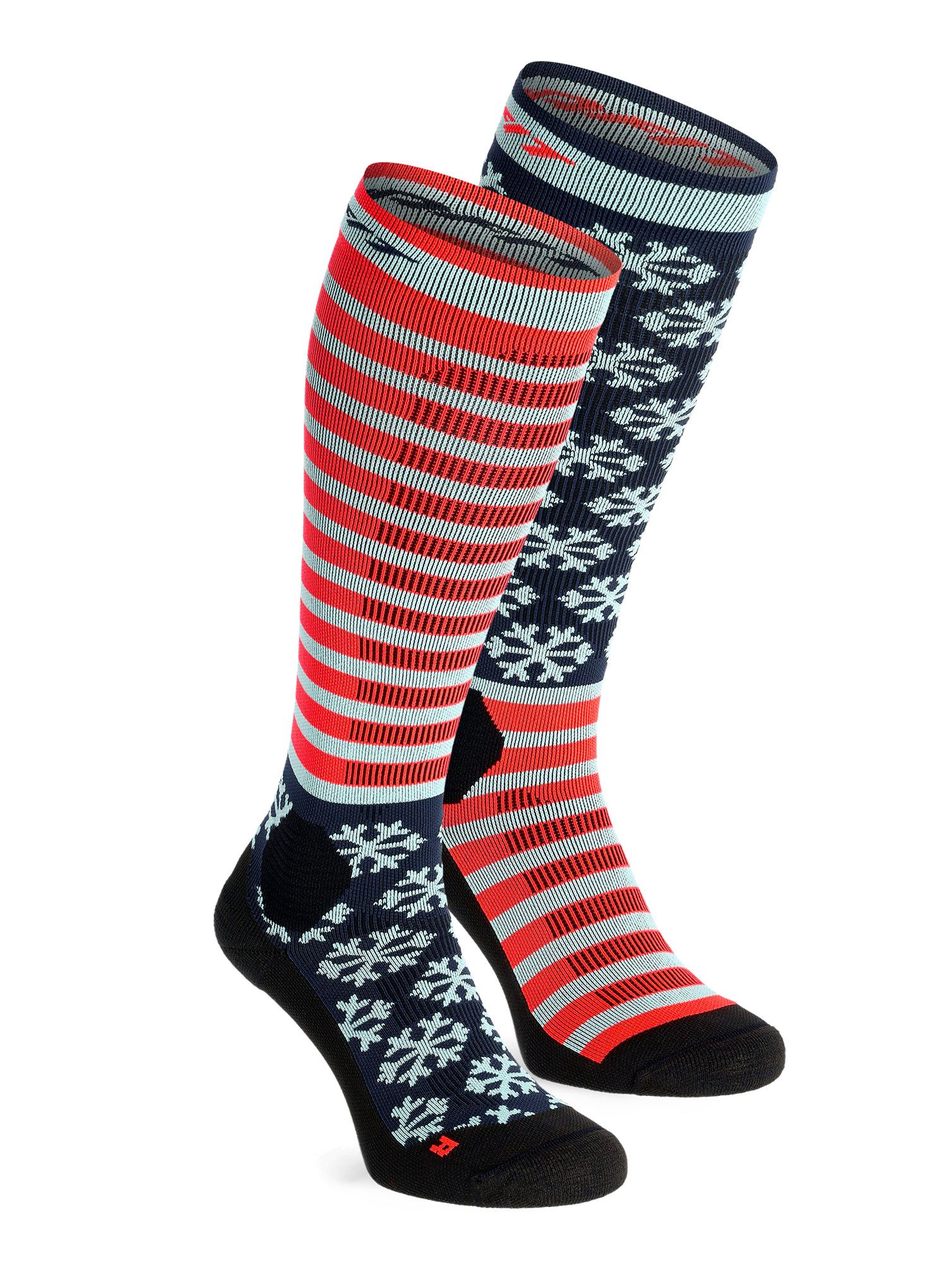 Nogavice za turno smučanje Dynafit FT Graphic Socks - marine blue/flag