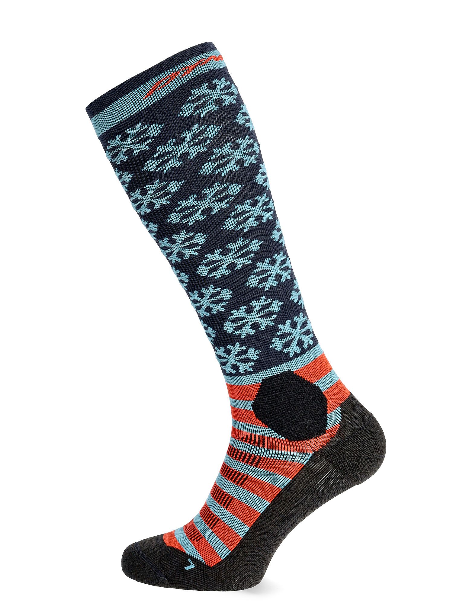 Nogavice za turno smučanje Dynafit FT Graphic Socks - storm blue/flag