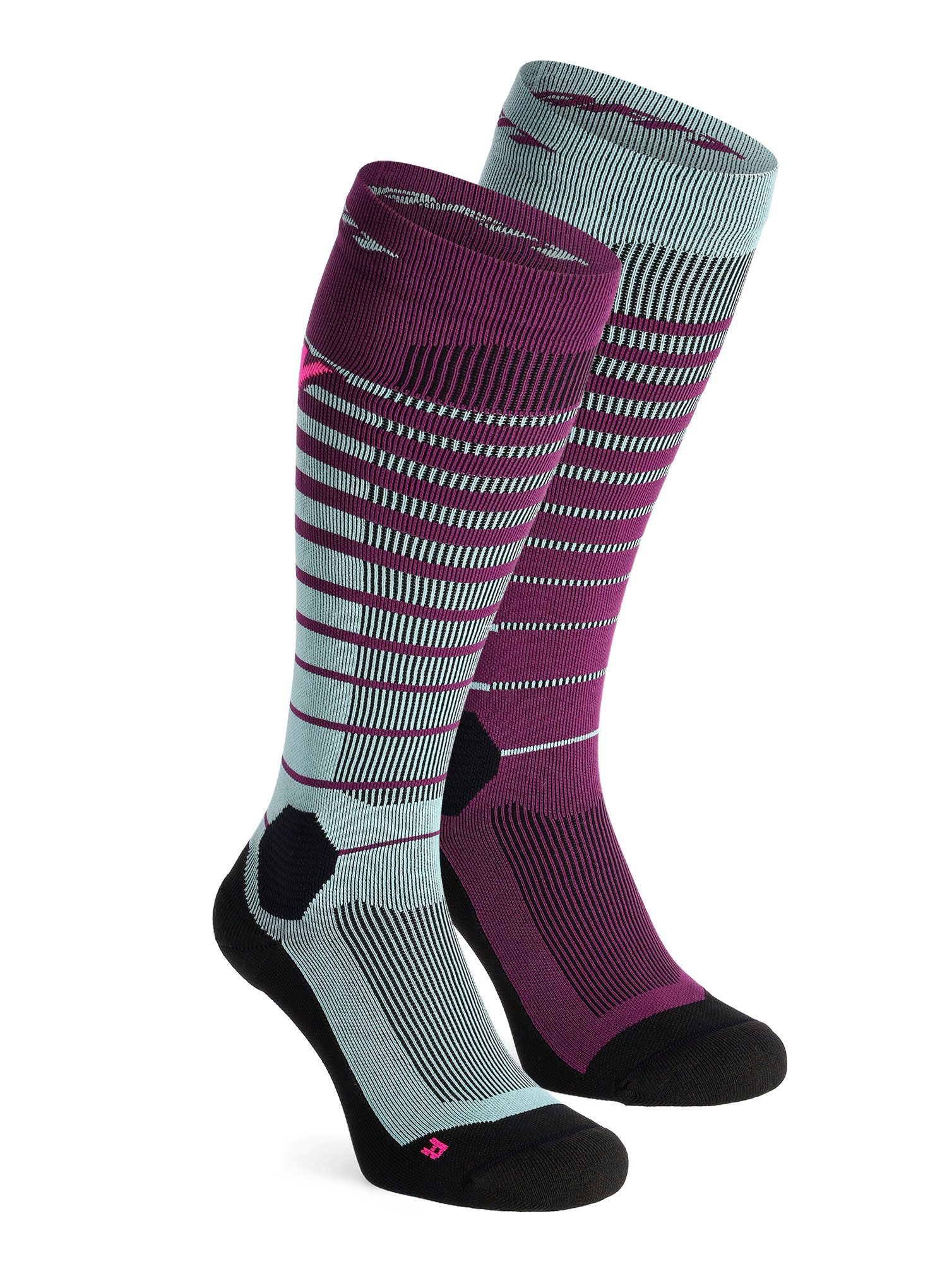 Nogavice za turno smučanje Dynafit FT Graphic Socks - royal purple/snow
