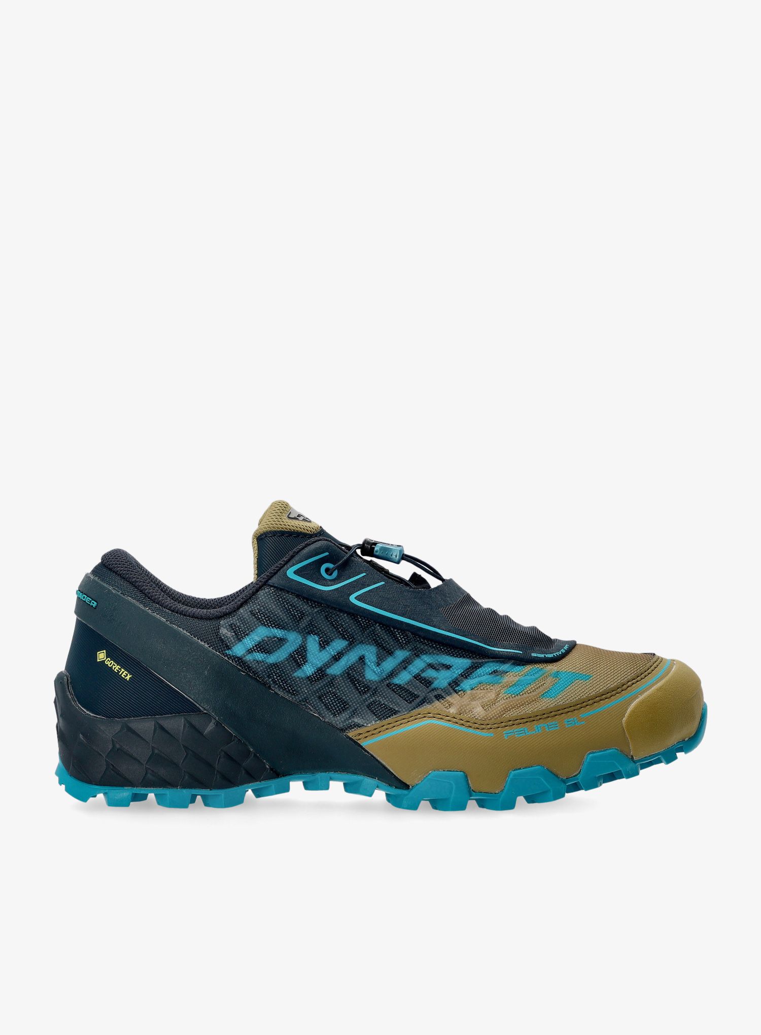 Moški tekaški čevlji Dynafit Feline SL GTX - army/blueberry