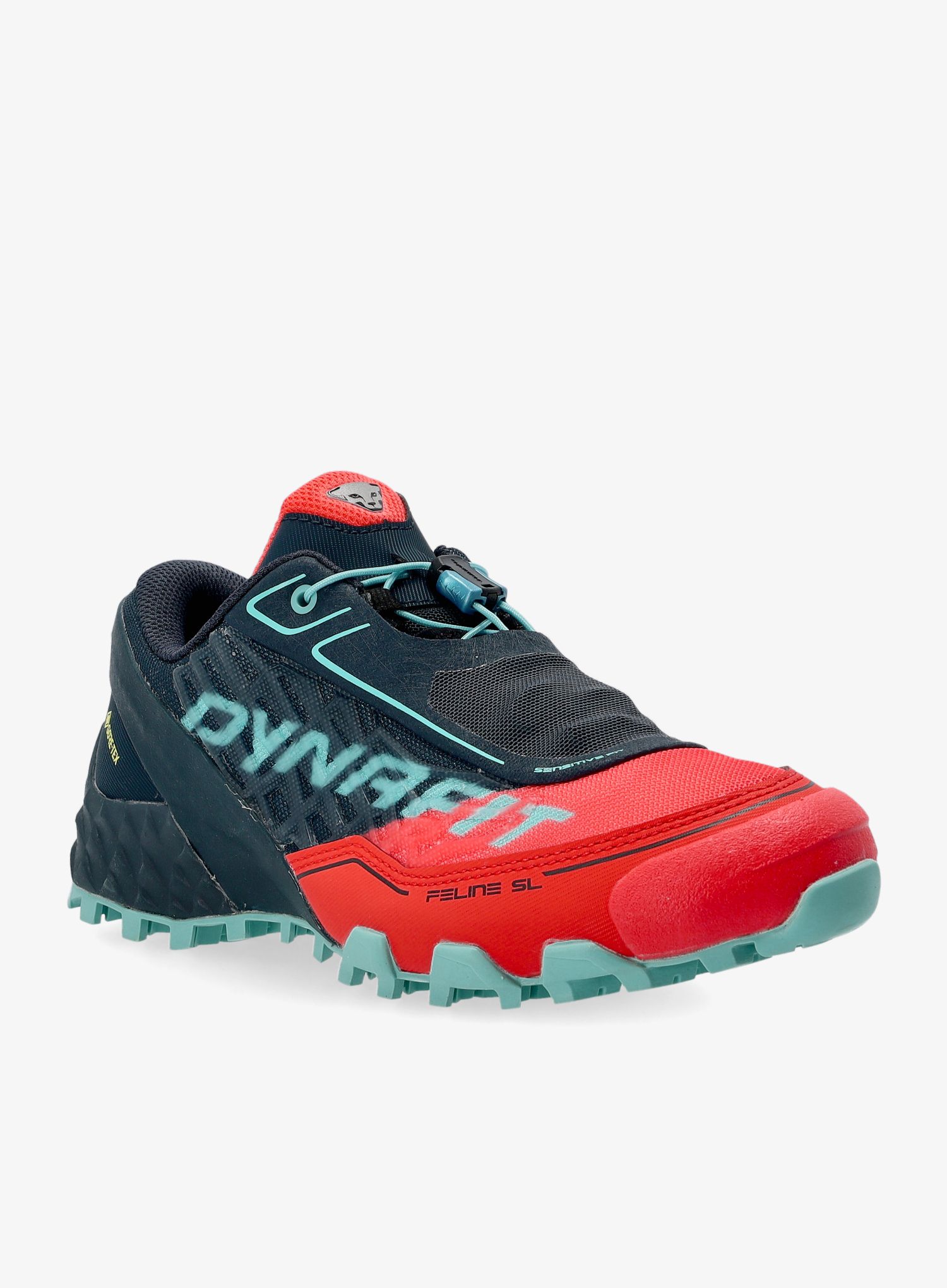 Ženski tekaški čevlji Dynafit Feline SL GTX - hot coral/blueberry