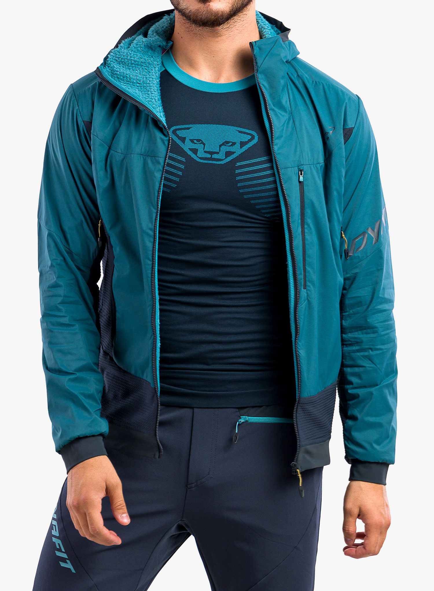 Moška smučarska jakna Dynafit Free Alpha Direct Jacket - mallard blue/blueberry