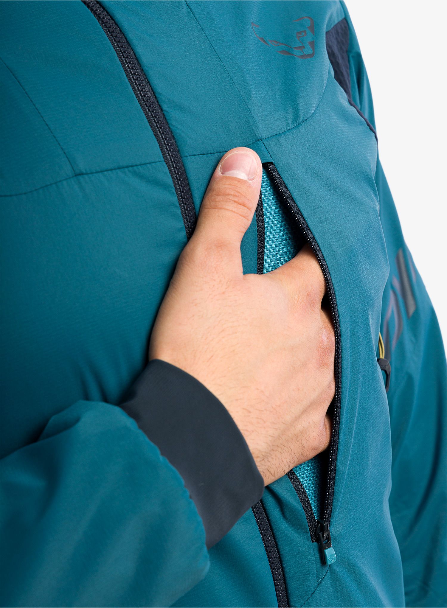 Moška smučarska jakna Dynafit Free Alpha Direct Jacket - mallard blue/blueberry